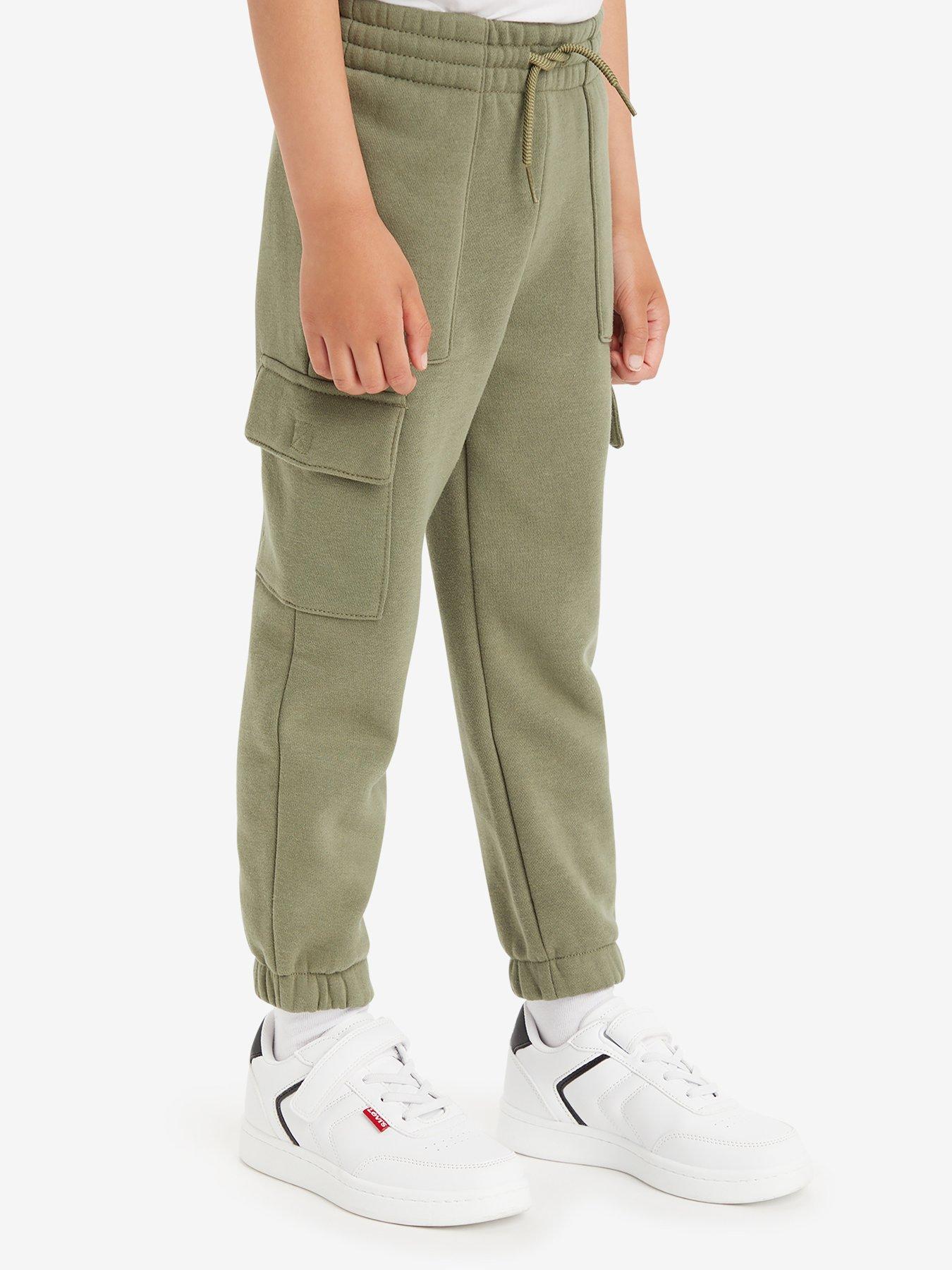 levis-boys-utility-cargo-jogger-greenstillFront