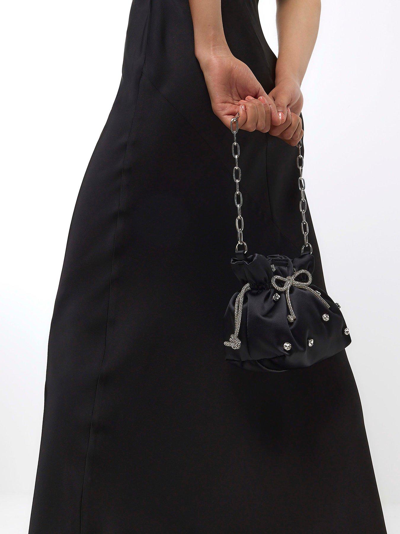 river-island-velvet-drawstring-bag-blackstillFront