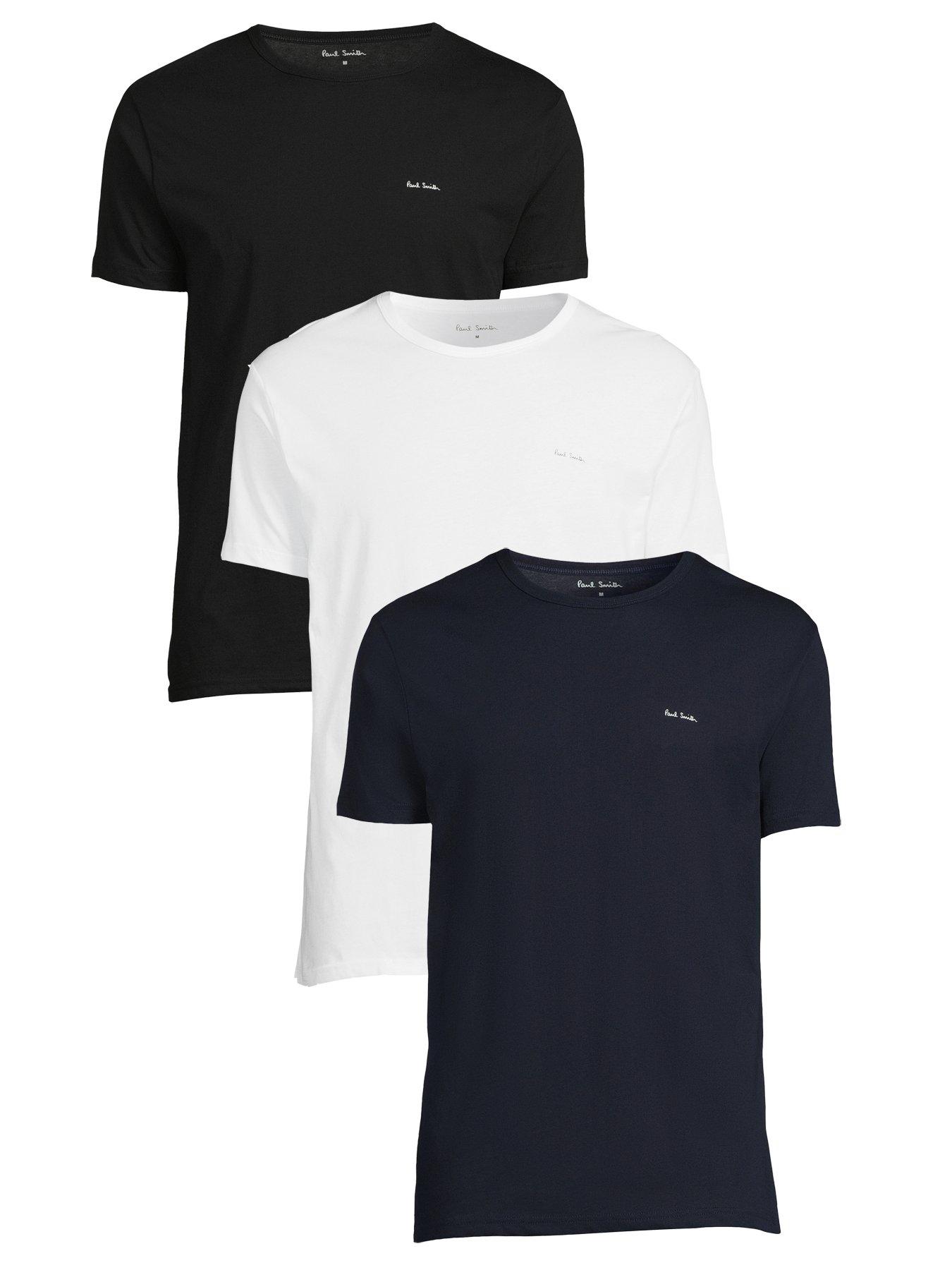 PS PAUL SMITH 3 Pack Chest Logo T-shirts - Multi