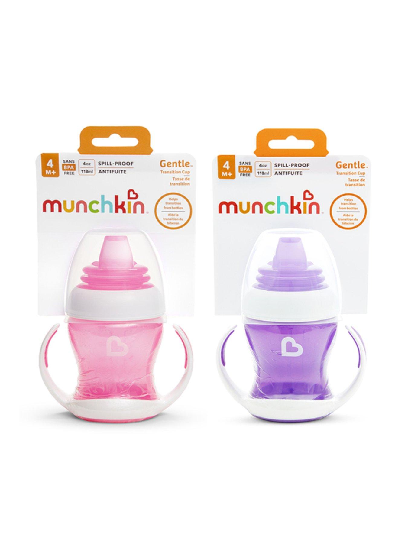 Munchkin Gentle Transition Pink Trainer Cup 4oz