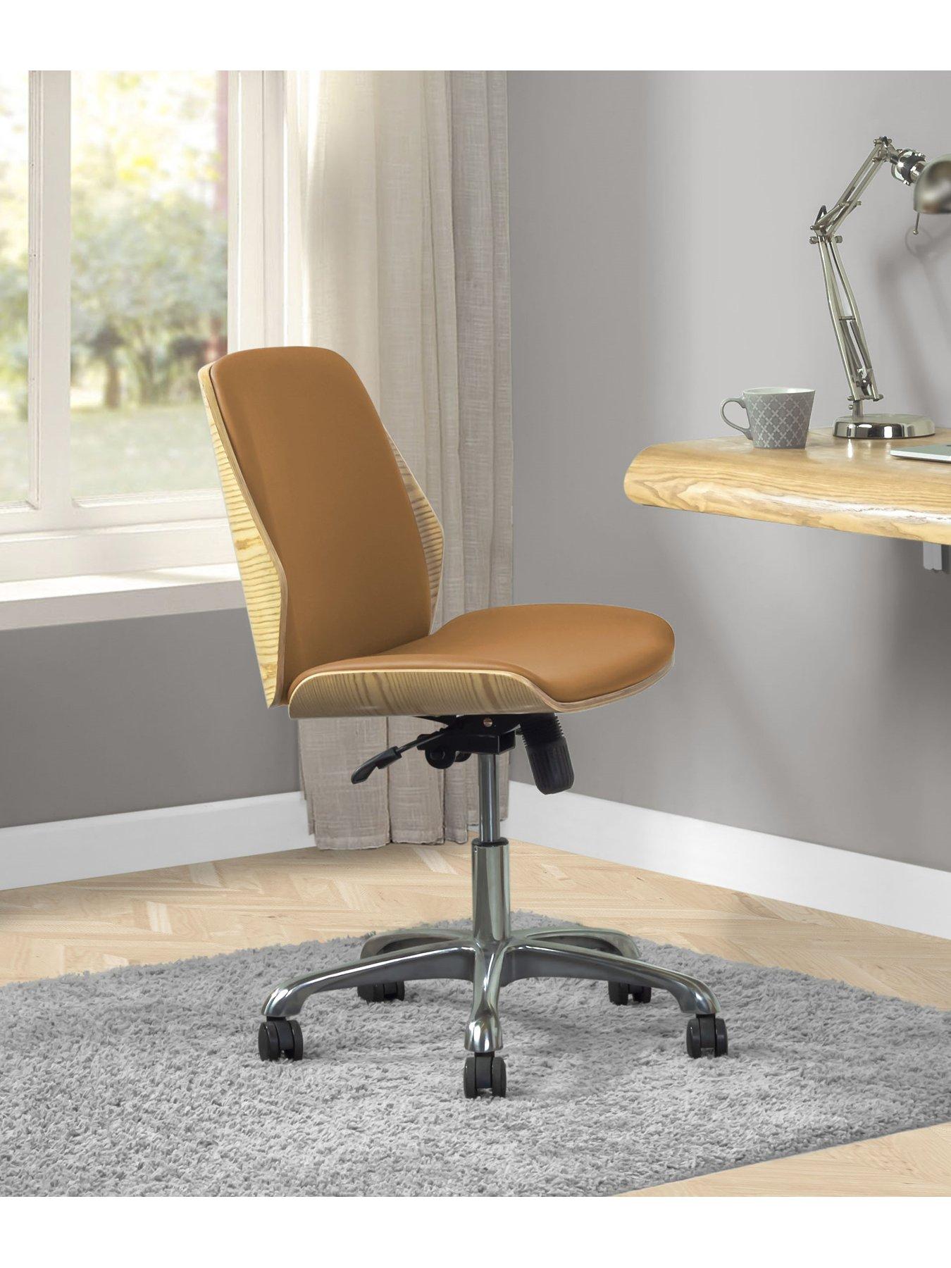 Jual Universal Swivel Chair - Real Wood Veneer