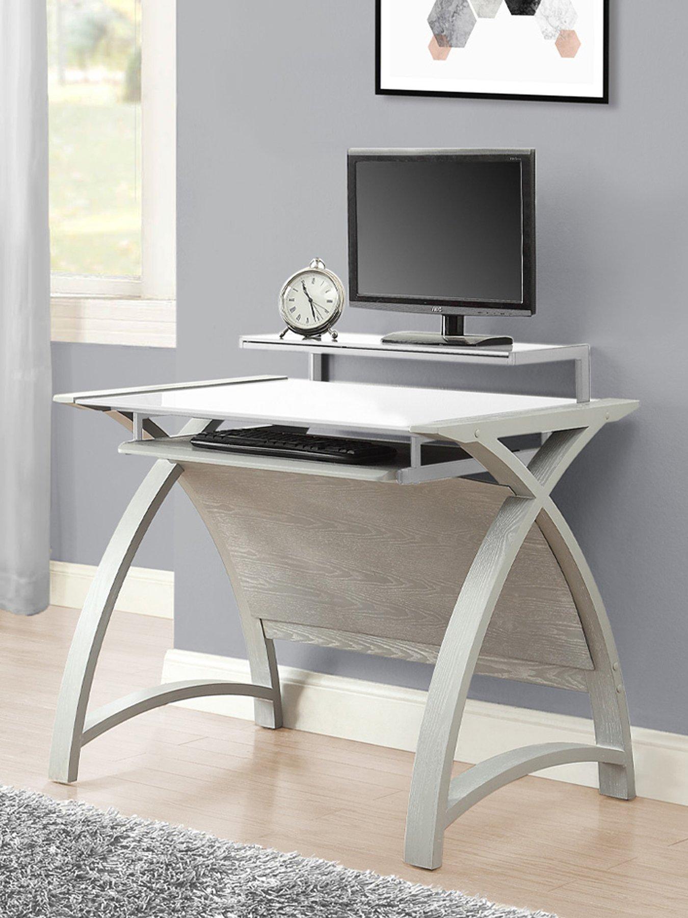 Image of Jual Helsinki Desk With Pull Out Shelf - Real Wood Veneer