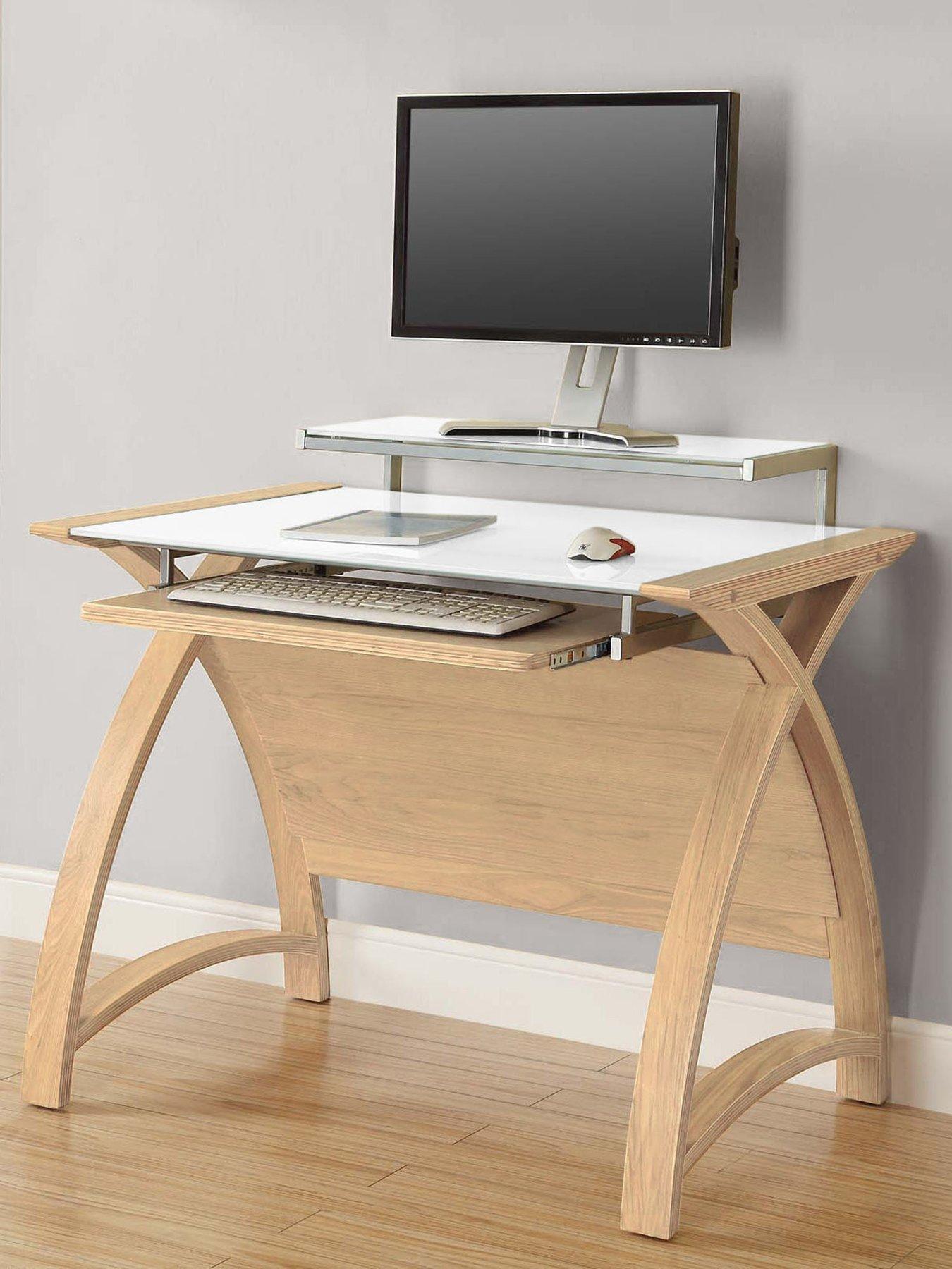 jual-helsinki-desk-with-pull-out-shelfnbsp--real-wood-veneer
