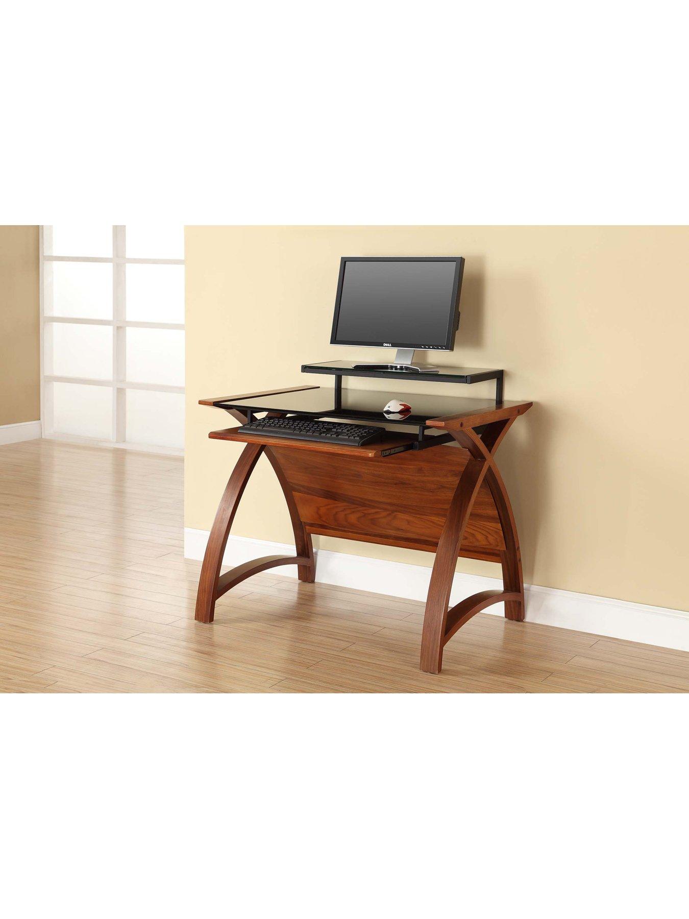 jual-helsinki-desk-with-pull-out-shelfnbsp--real-wood-veneer