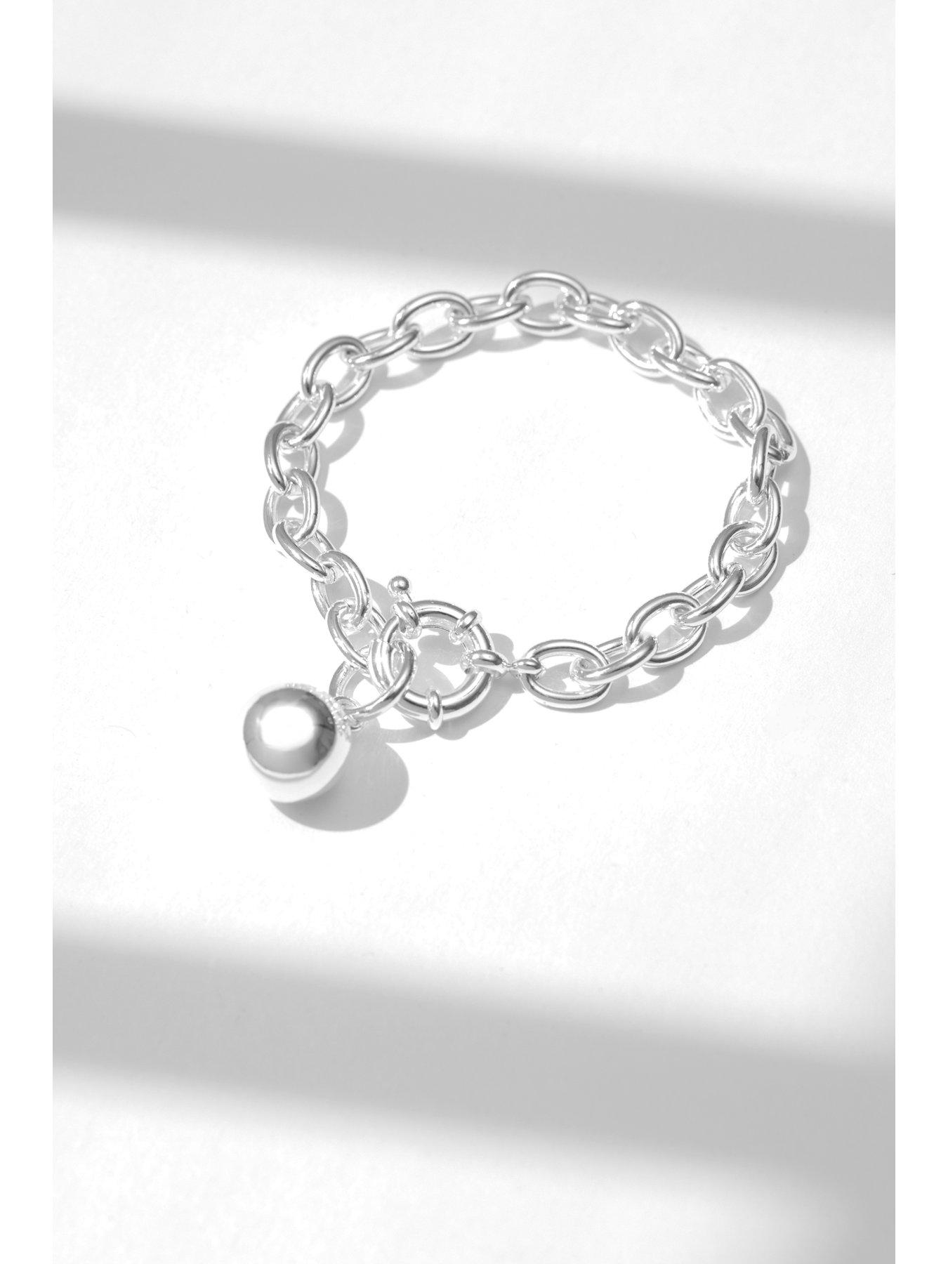 jon-richard-jon-richard-silver-plated-polished-ball-braceletback