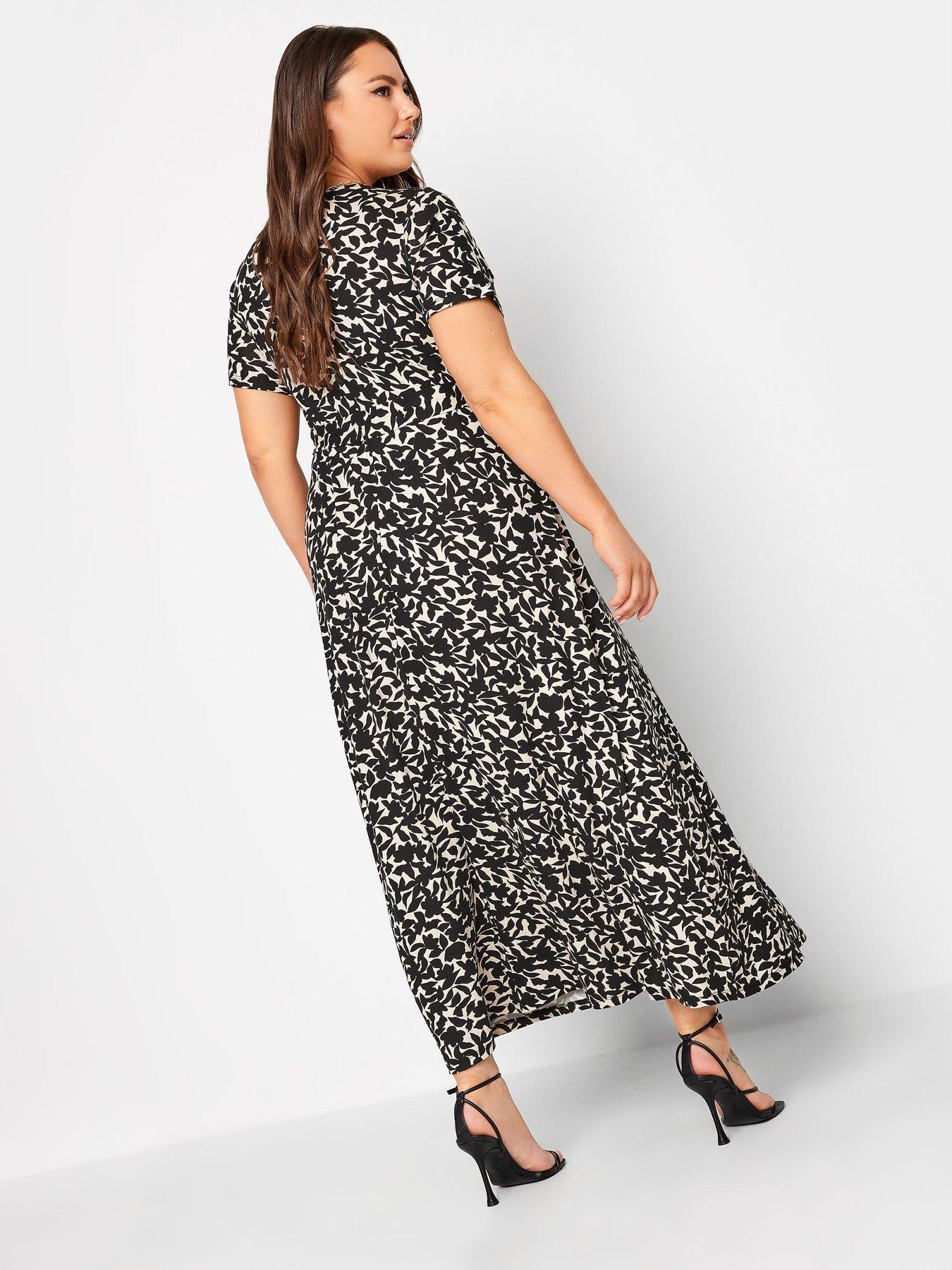 yours-yours-wrap-dress-mono-silhouettestillFront