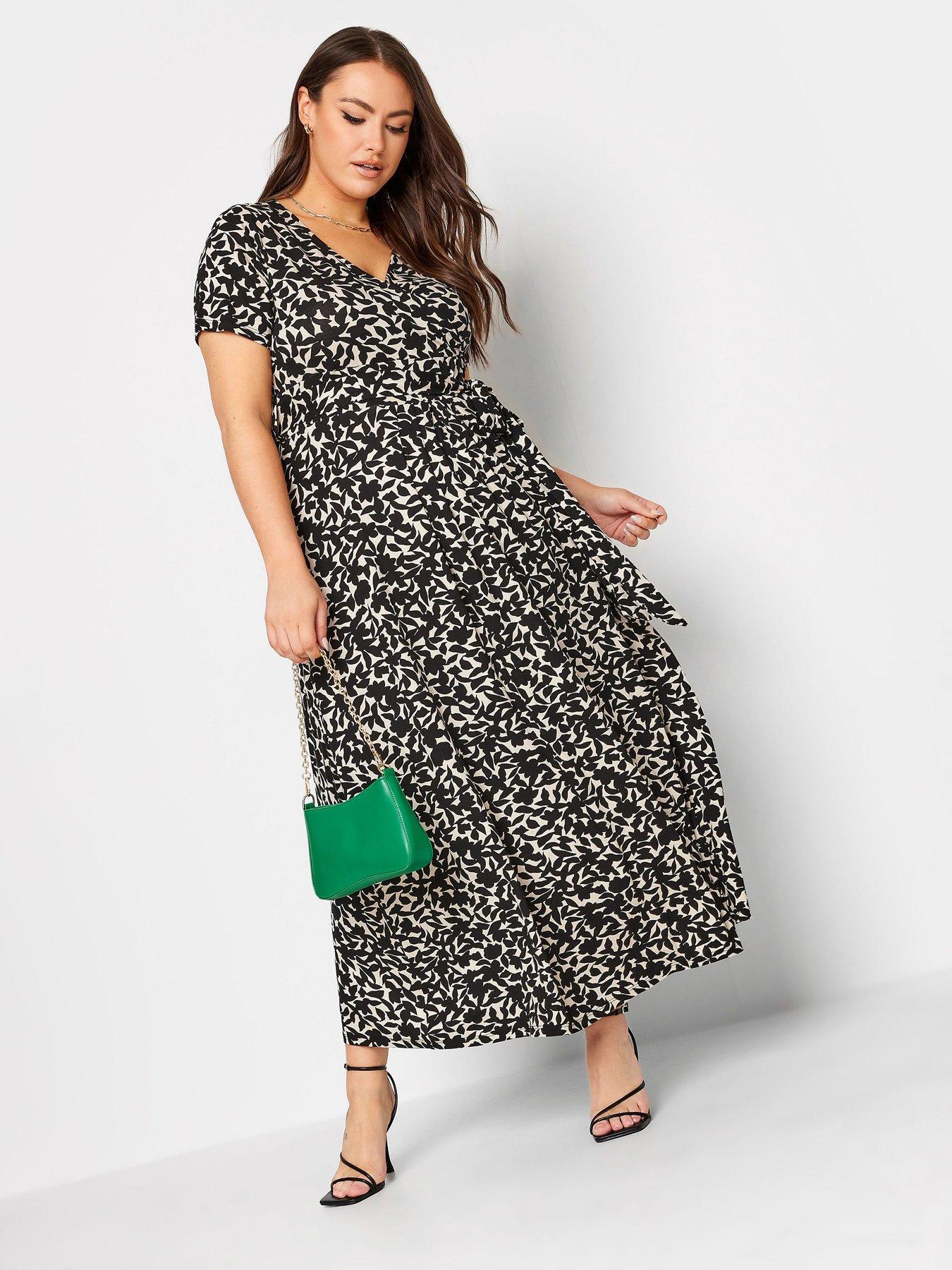 yours-yours-wrap-dress-mono-silhouetteback