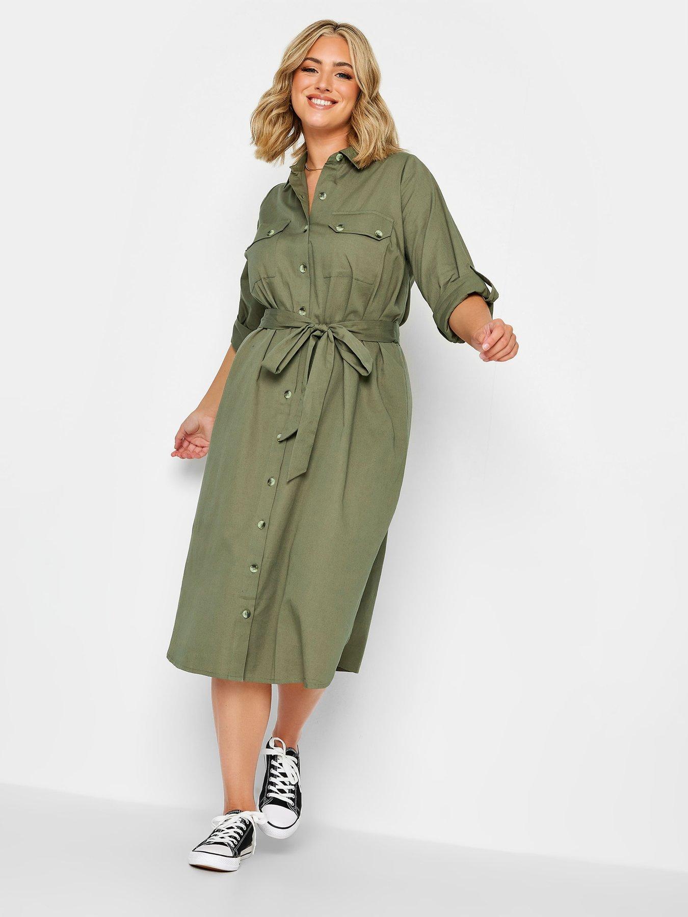 yours-yours-utility-shirt-dress-khaki