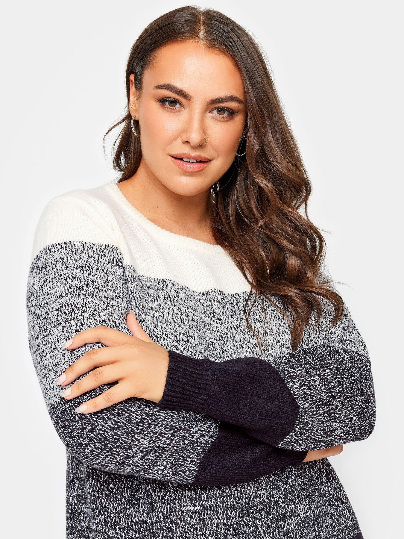 Image 4 of 4 of Yours Yours Colourblock Jumper