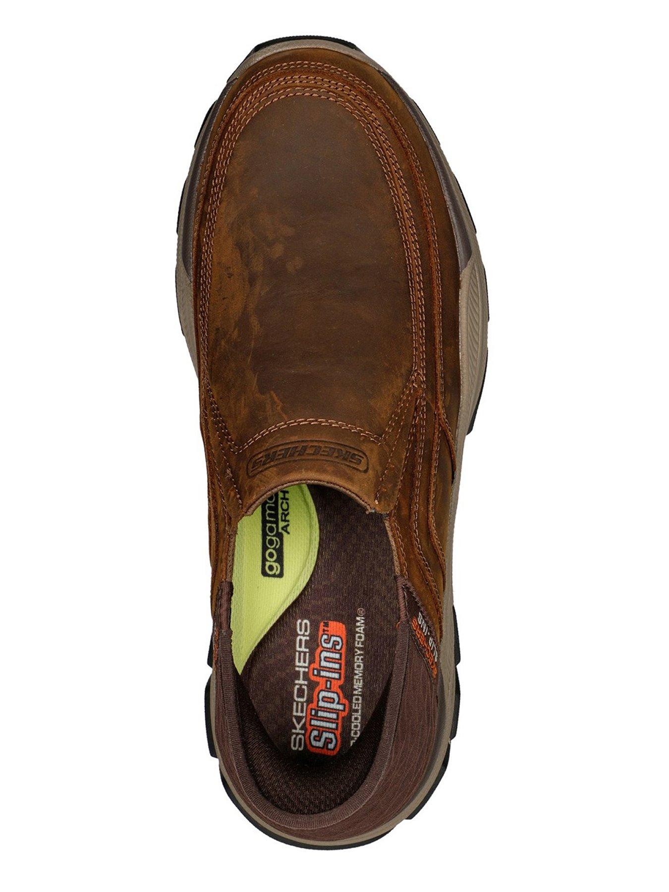 skechers-respected-elgin-slip-on-trainer-brownoutfit