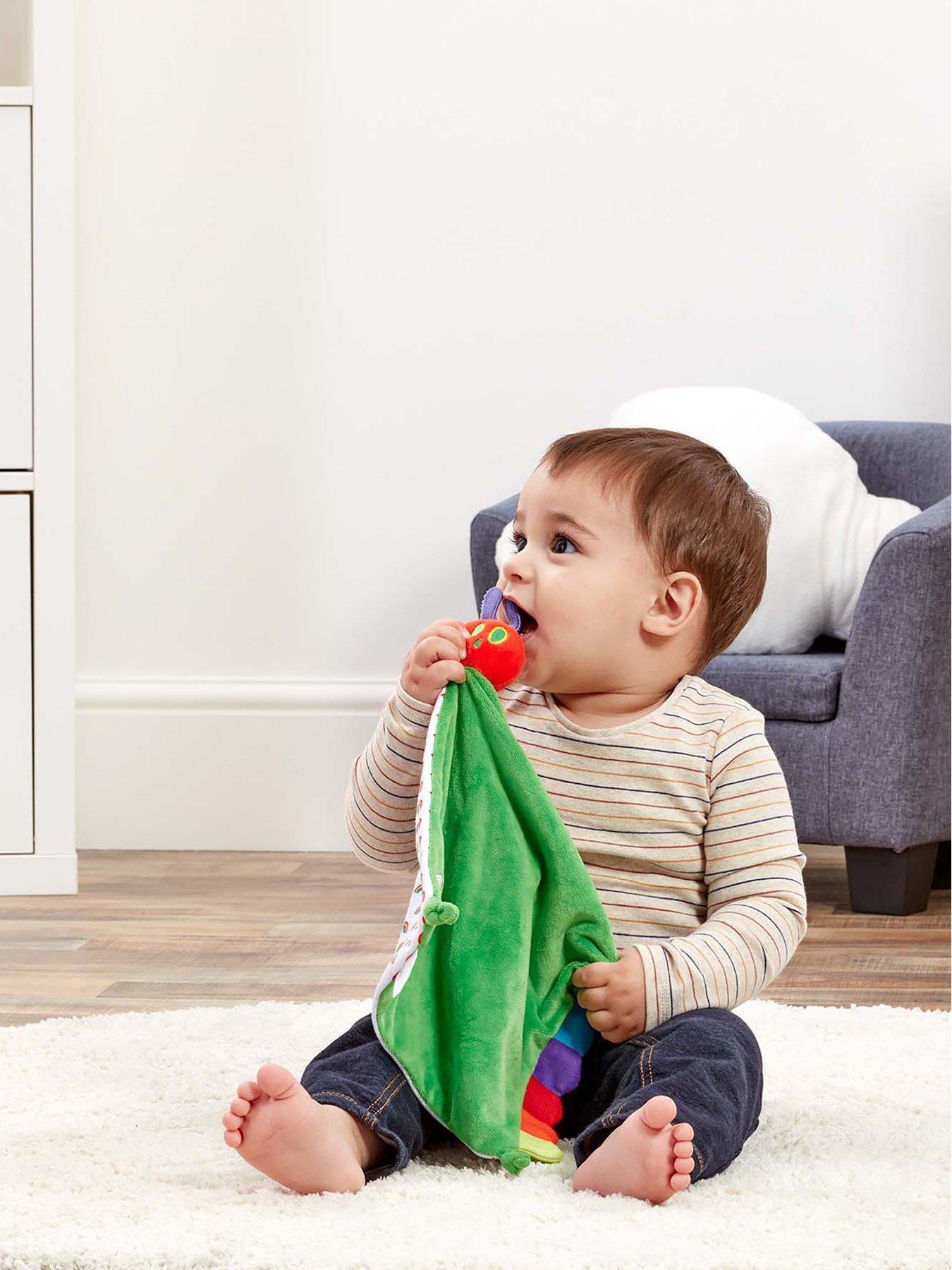 Image 1 of 6 of The Very Hungry Caterpillar The Hungry Caterpillar Ring Rattle and Comfort Blanket Gift Set