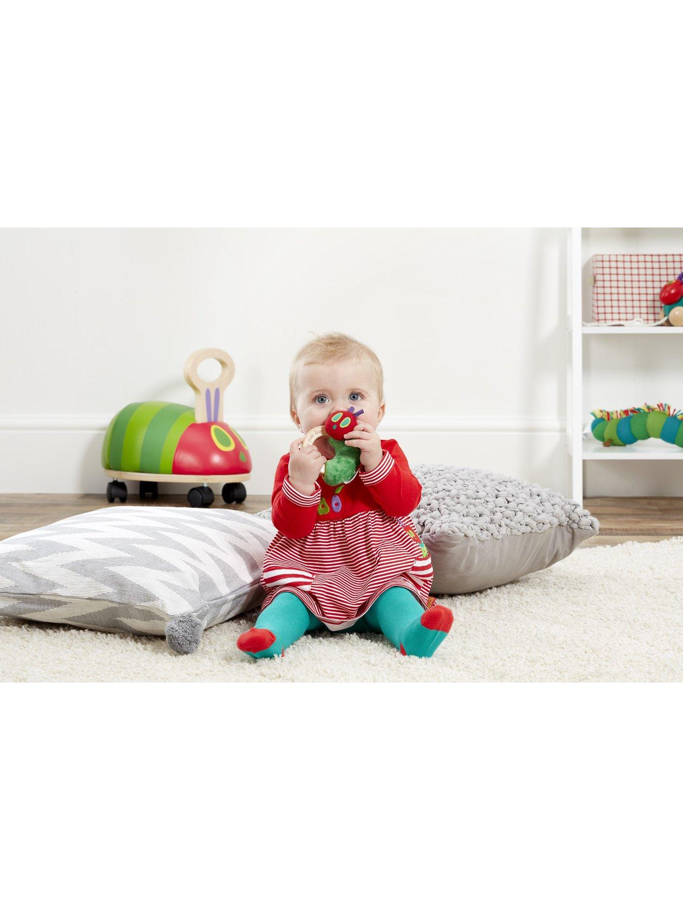 Image 6 of 6 of The Very Hungry Caterpillar The Hungry Caterpillar Ring Rattle and Comfort Blanket Gift Set