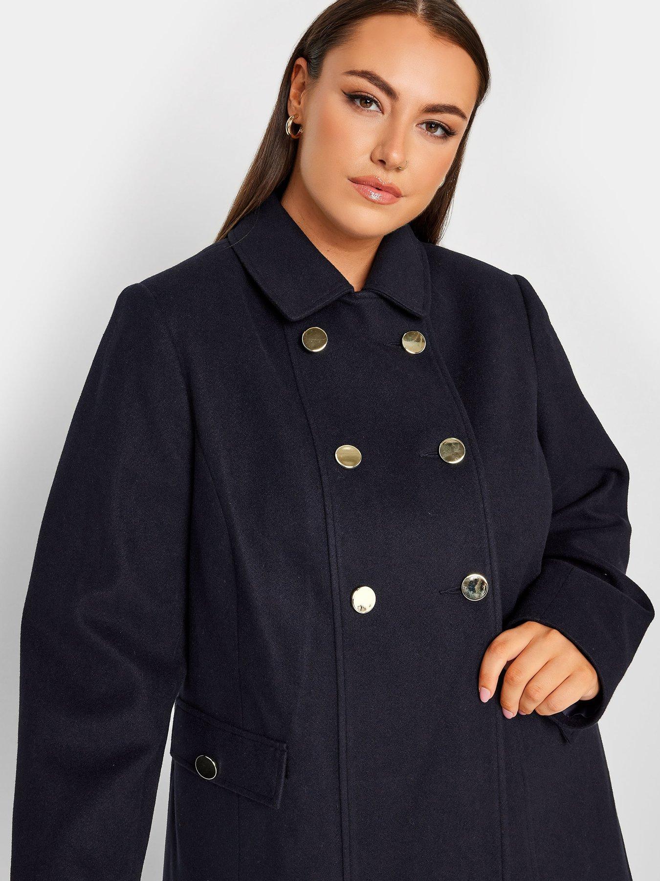 yours-yours-collared-peacoat-navyoutfit