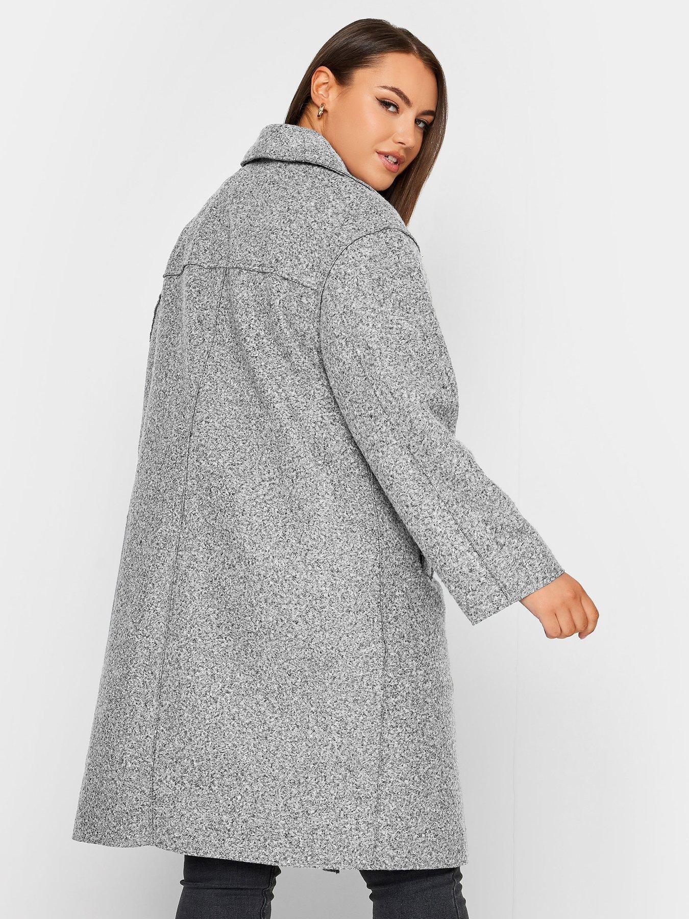 yours-yours-boucle-biker-coat-greystillFront