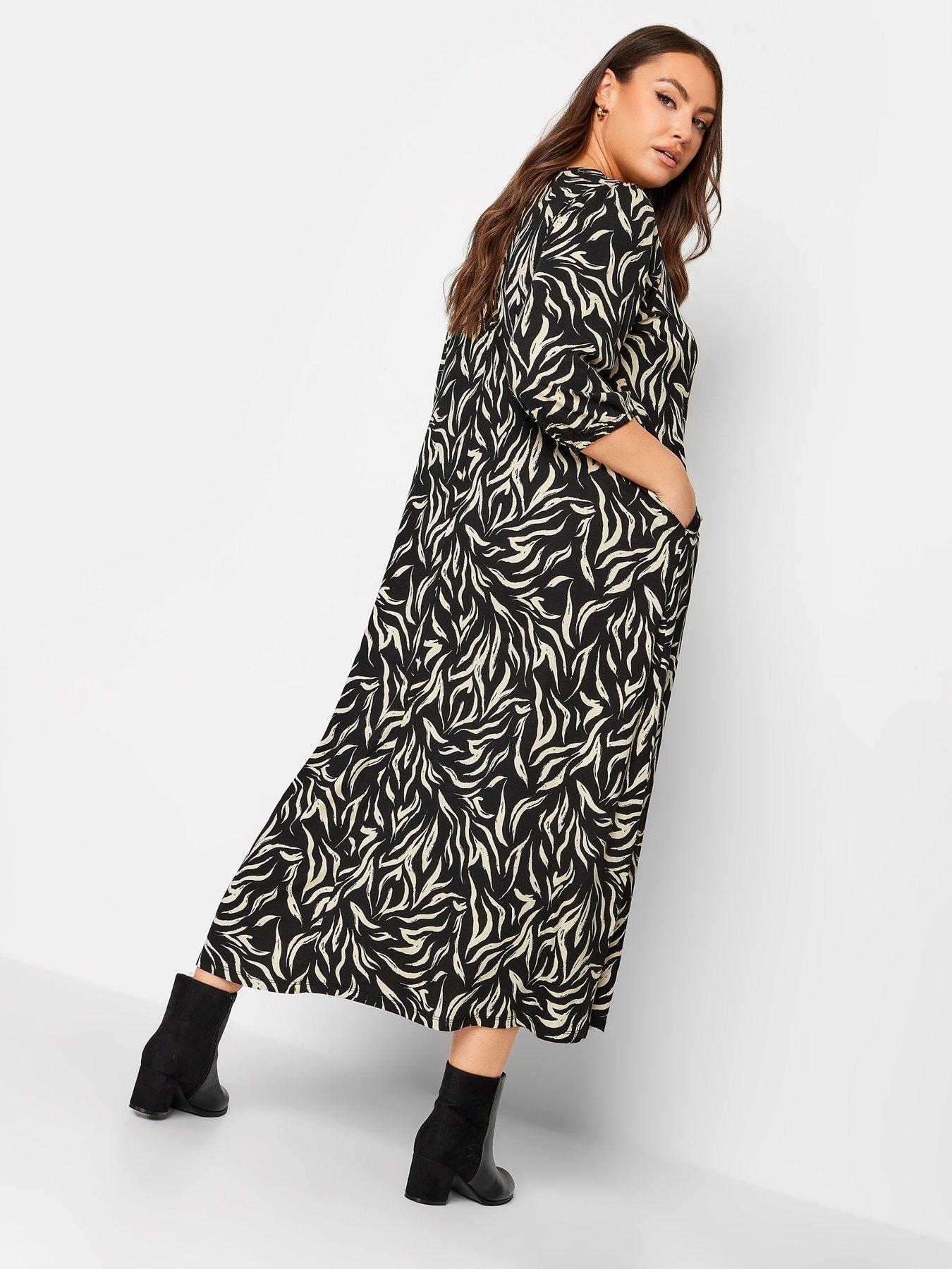 yours-yours-pleat-front-34-balloon-sleeve-transitional-zebrastillFront