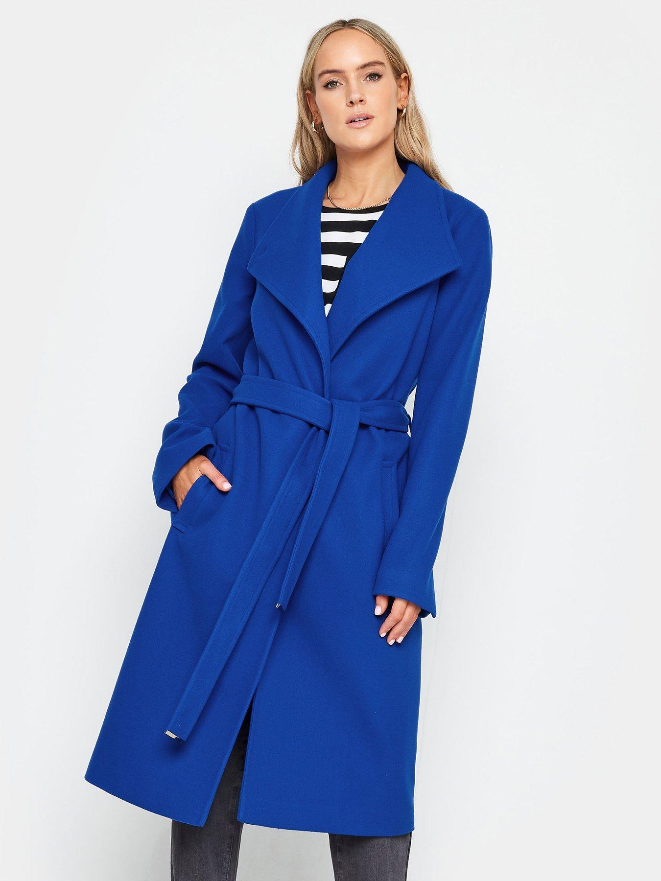 Long Tall Sally Long Tall Sally Cobalt Formal Wrap Coat Very Ireland