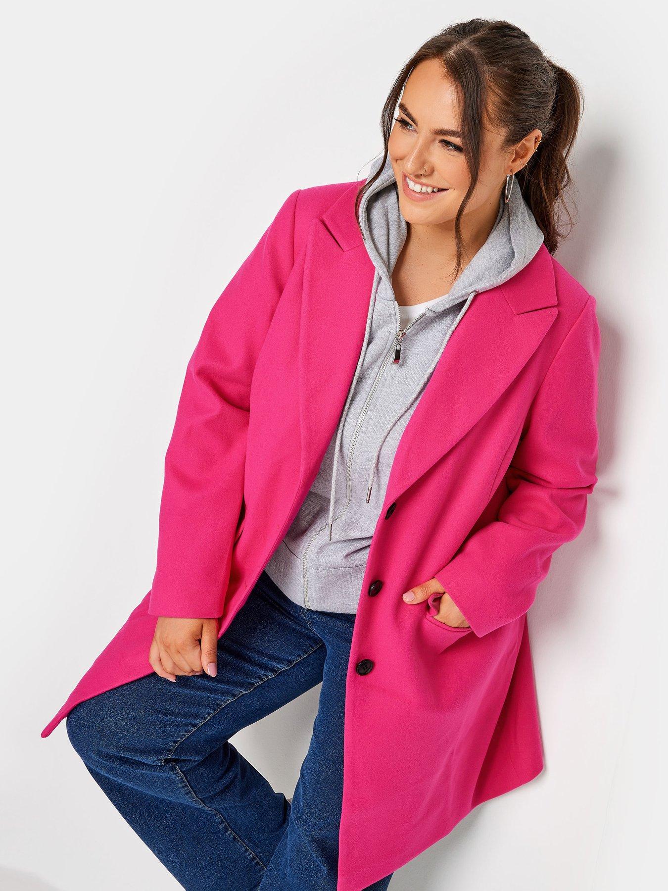 yours-yours-midi-city-coat-pinkoutfit