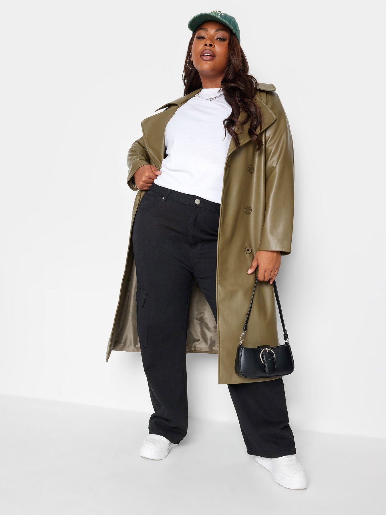 yours-yours-pu-trench-oliveback