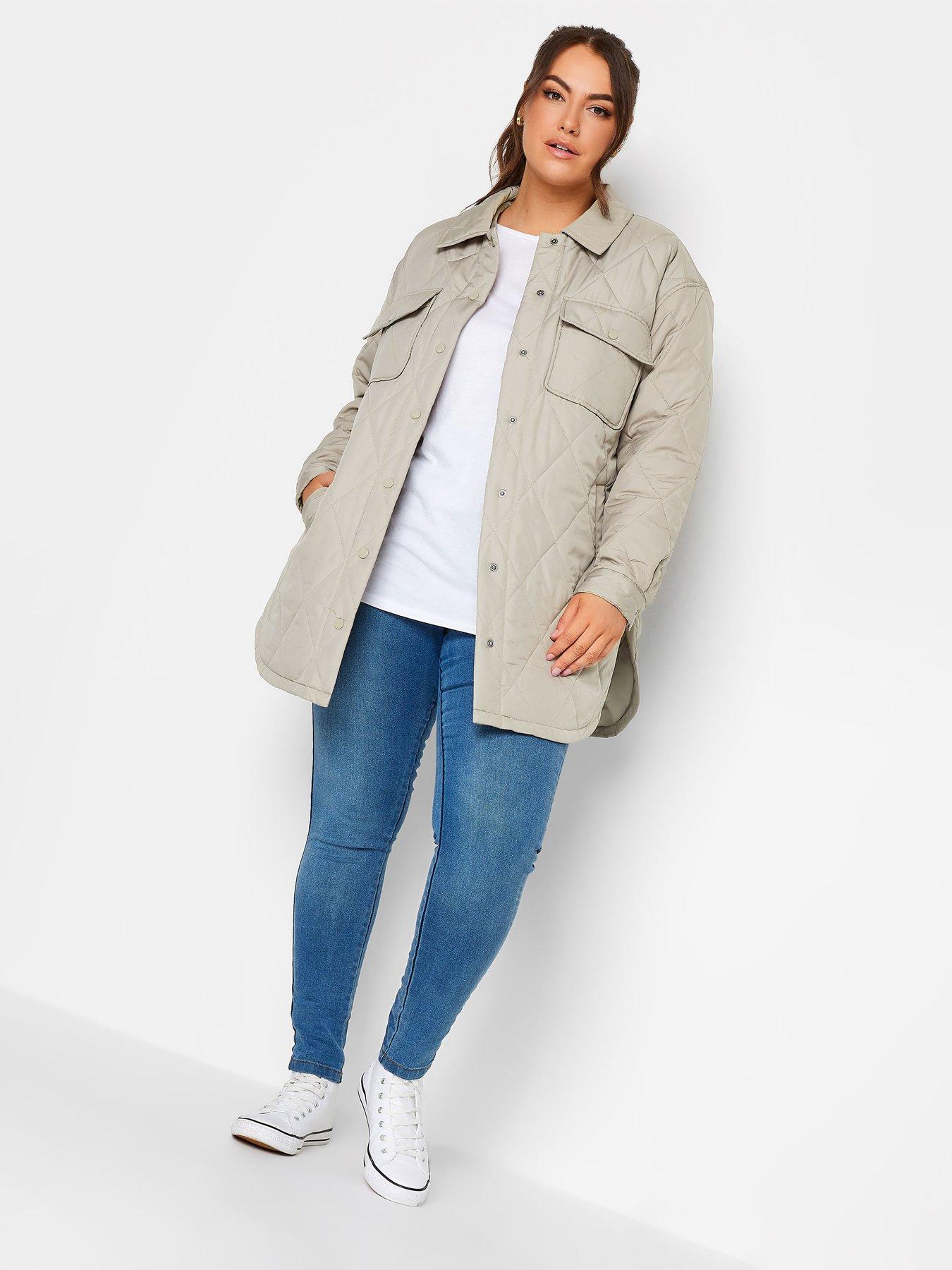 yours-lw-short-quilted-jacket-greyfront