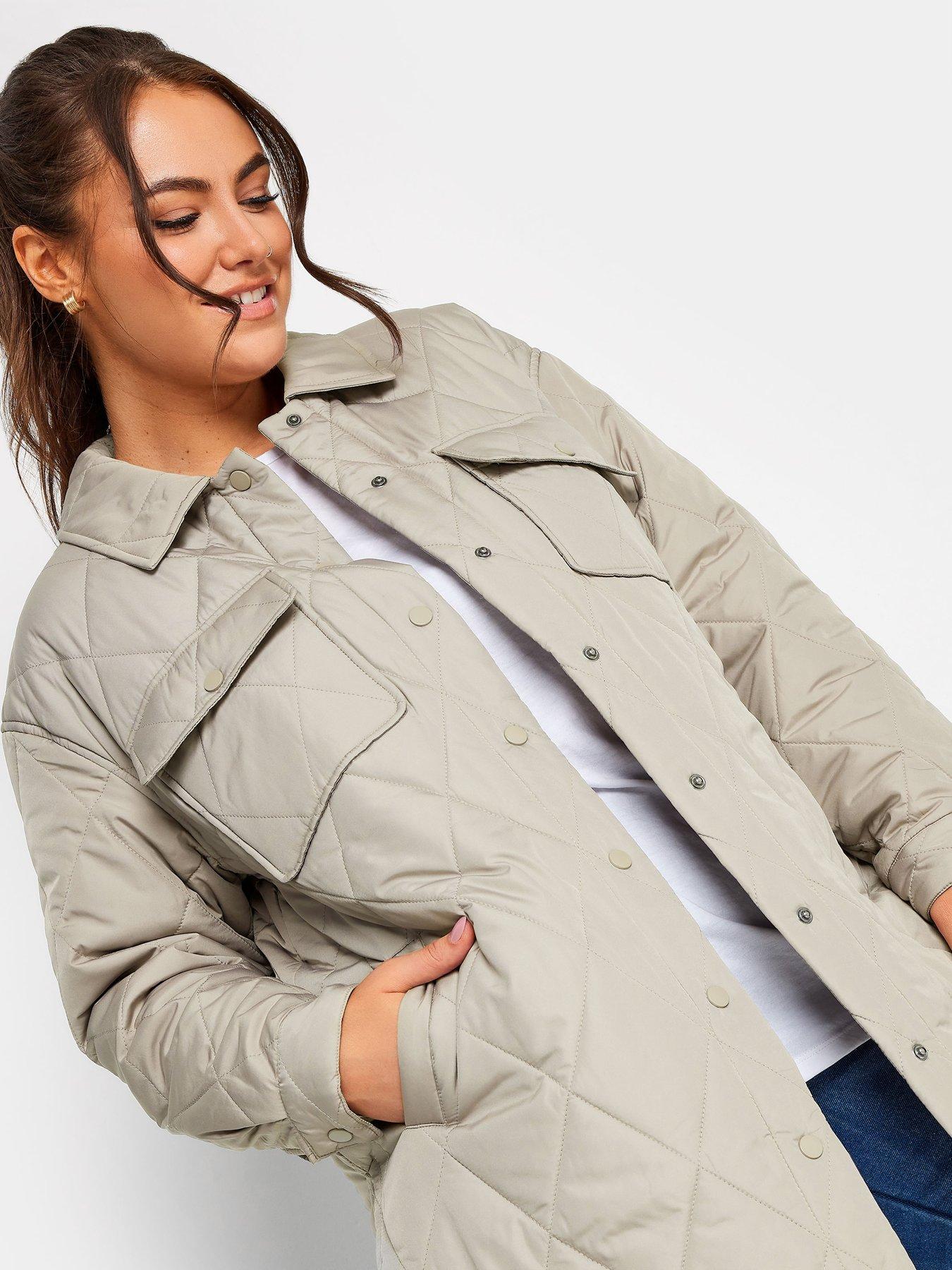 yours-lw-short-quilted-jacket-greyoutfit