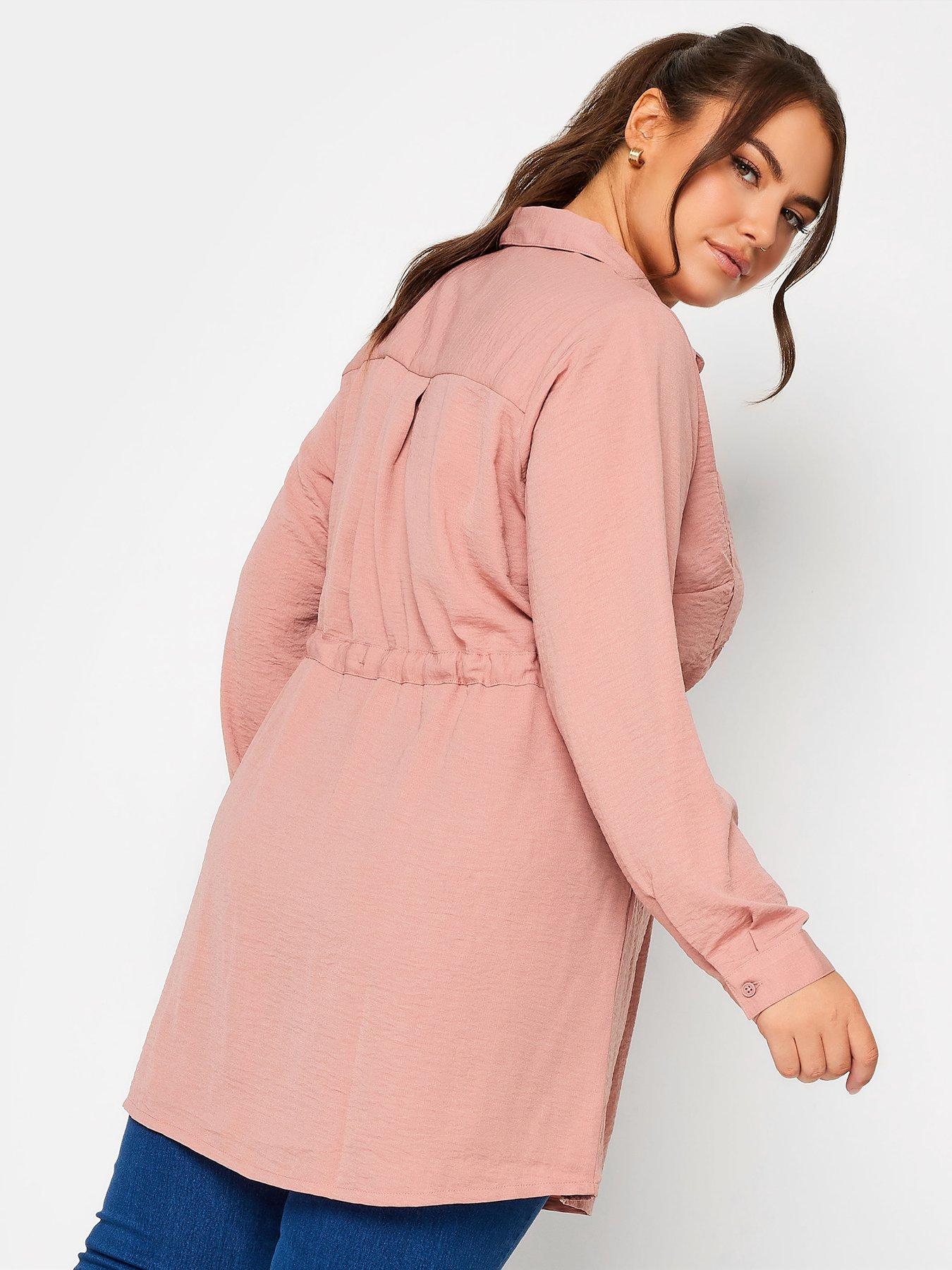 Image 2 of 4 of Yours Yours Utility Tunic Rose Pink