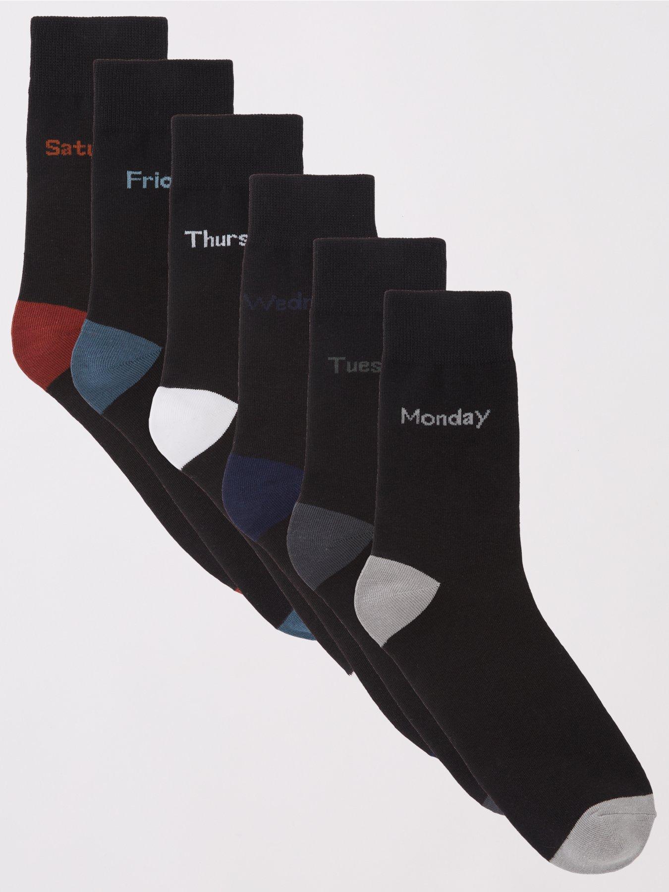 Image 1 of 2 of The Very Collection Day Of The Week&nbsp;Socks&nbsp;7 Pack - Multi