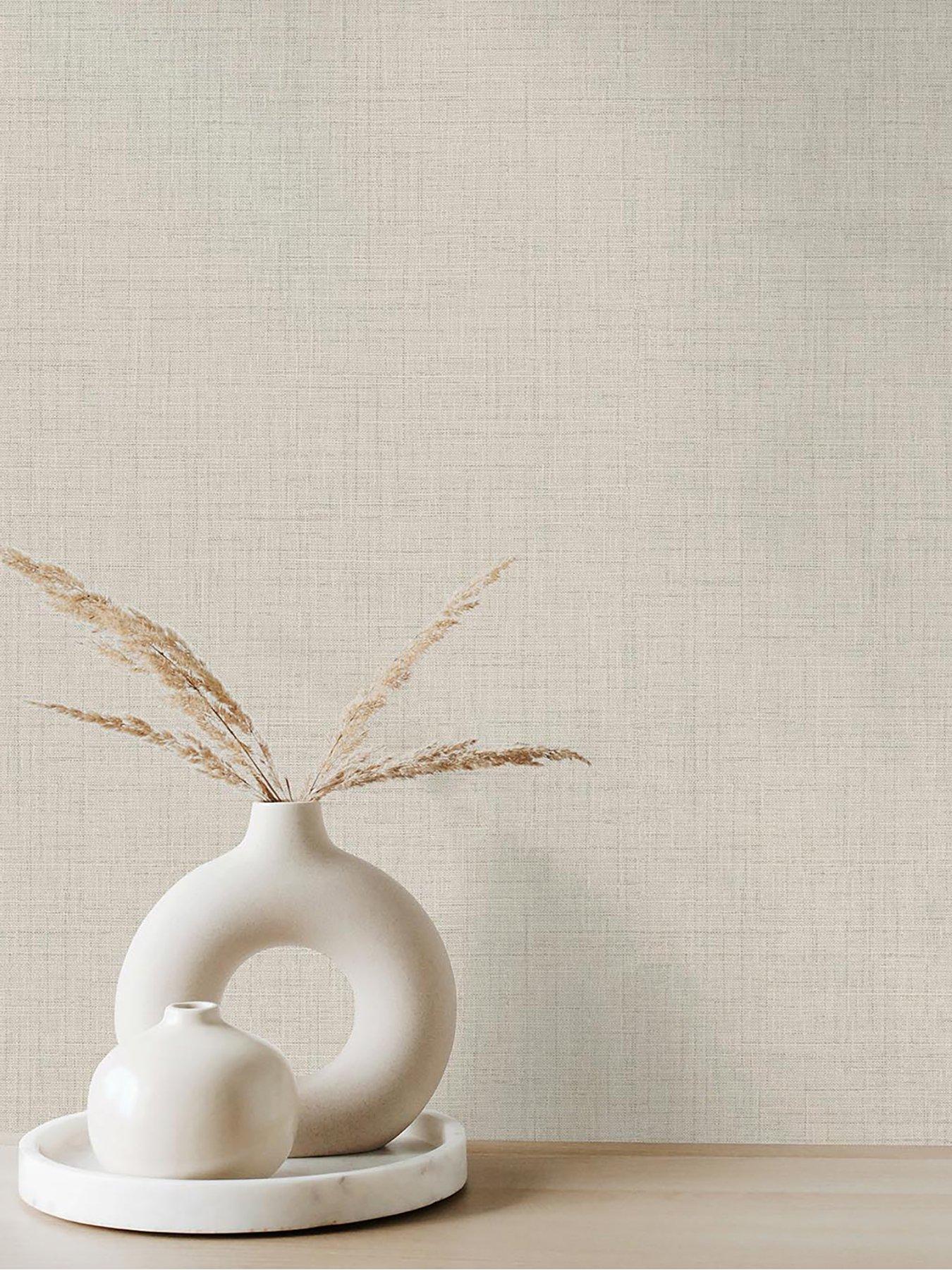 Fine Decor Grace Texture Wallpaper - Stone