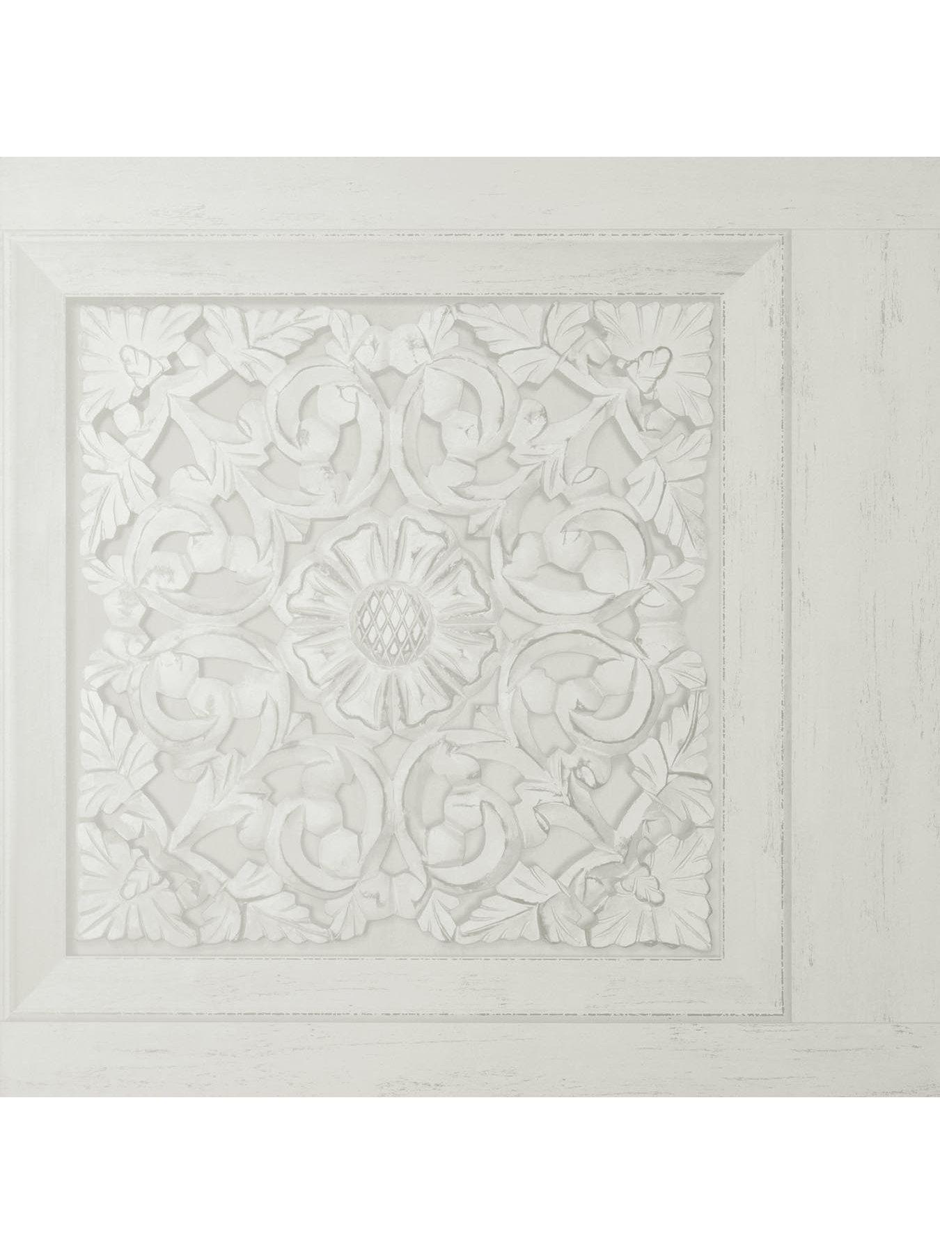 fine-decor-carved-panel-wallpaper-greydetail