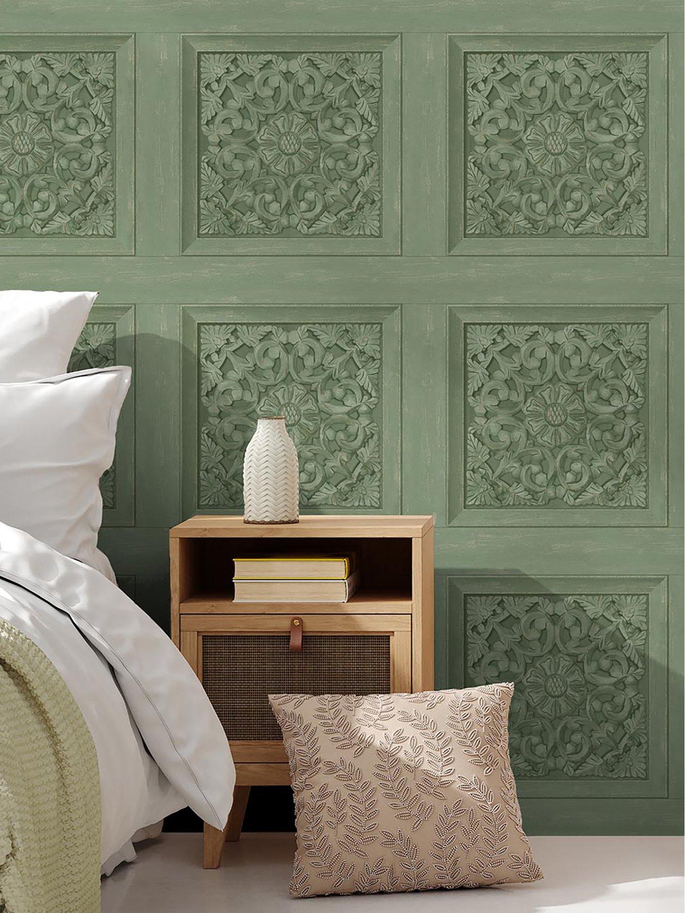 fine-decor-carved-panel-wallpaper-sage