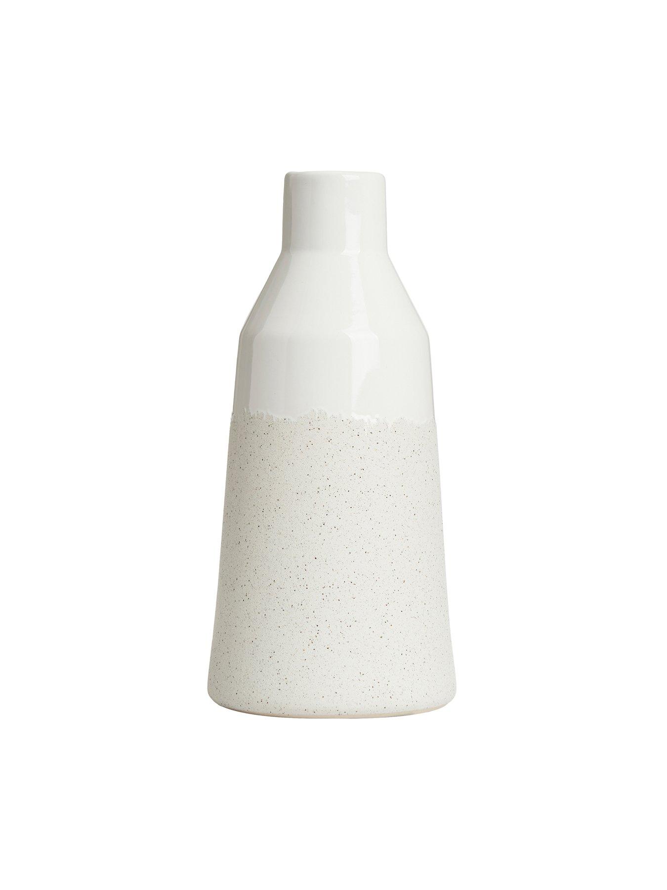 very-home-white-vase-with-speckled-finishstillFront