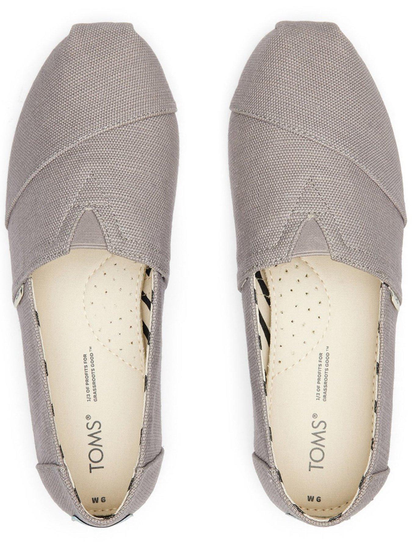 Image 4 of 5 of TOMS Toms Alpargata Cotton Canvas Espadrille - Morning Dove