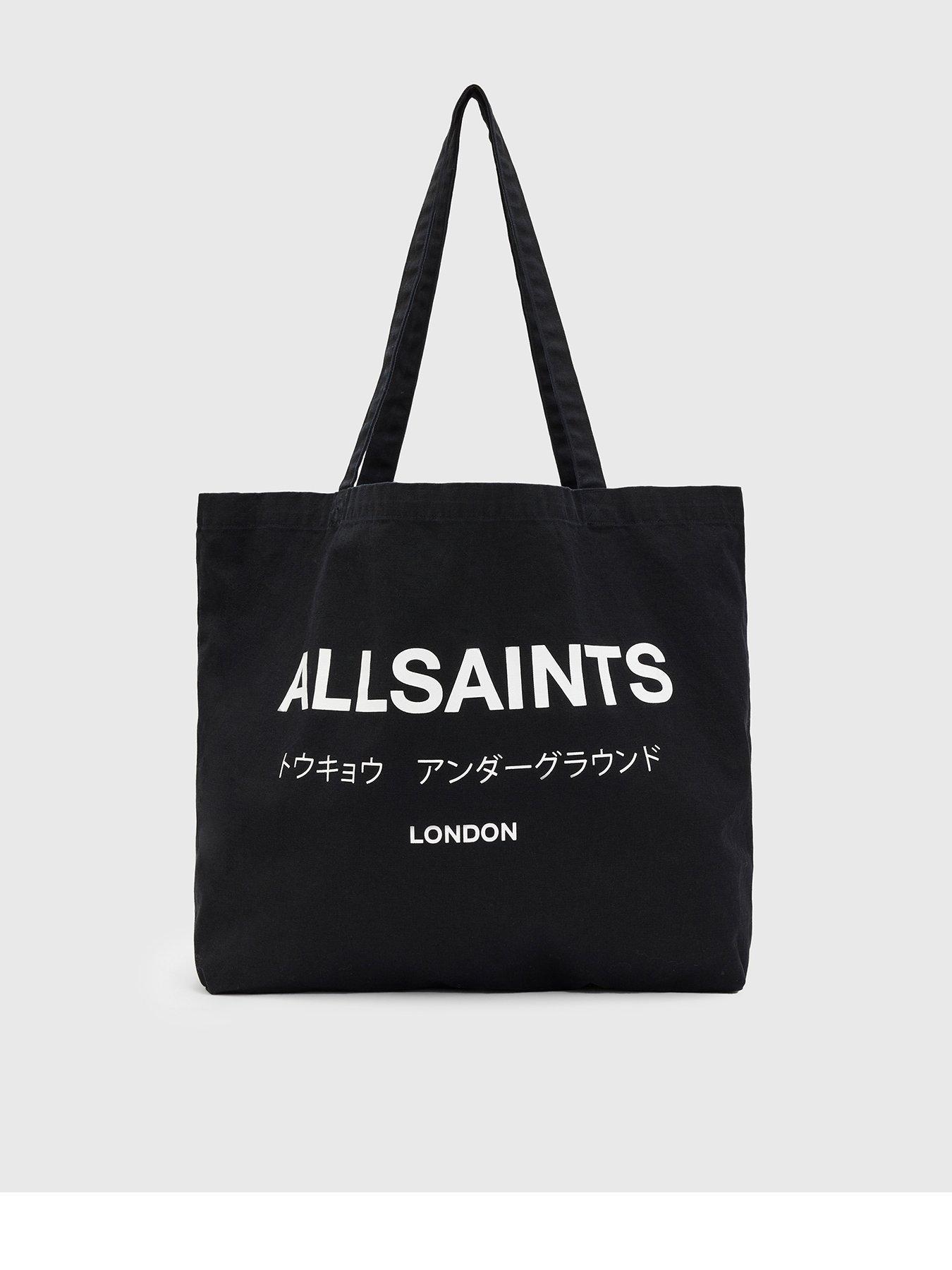 Image 1 of 4 of AllSaints Underground Tote Bag - Black&nbsp;