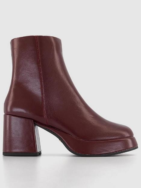 office-office-audio-ankle-boot-red