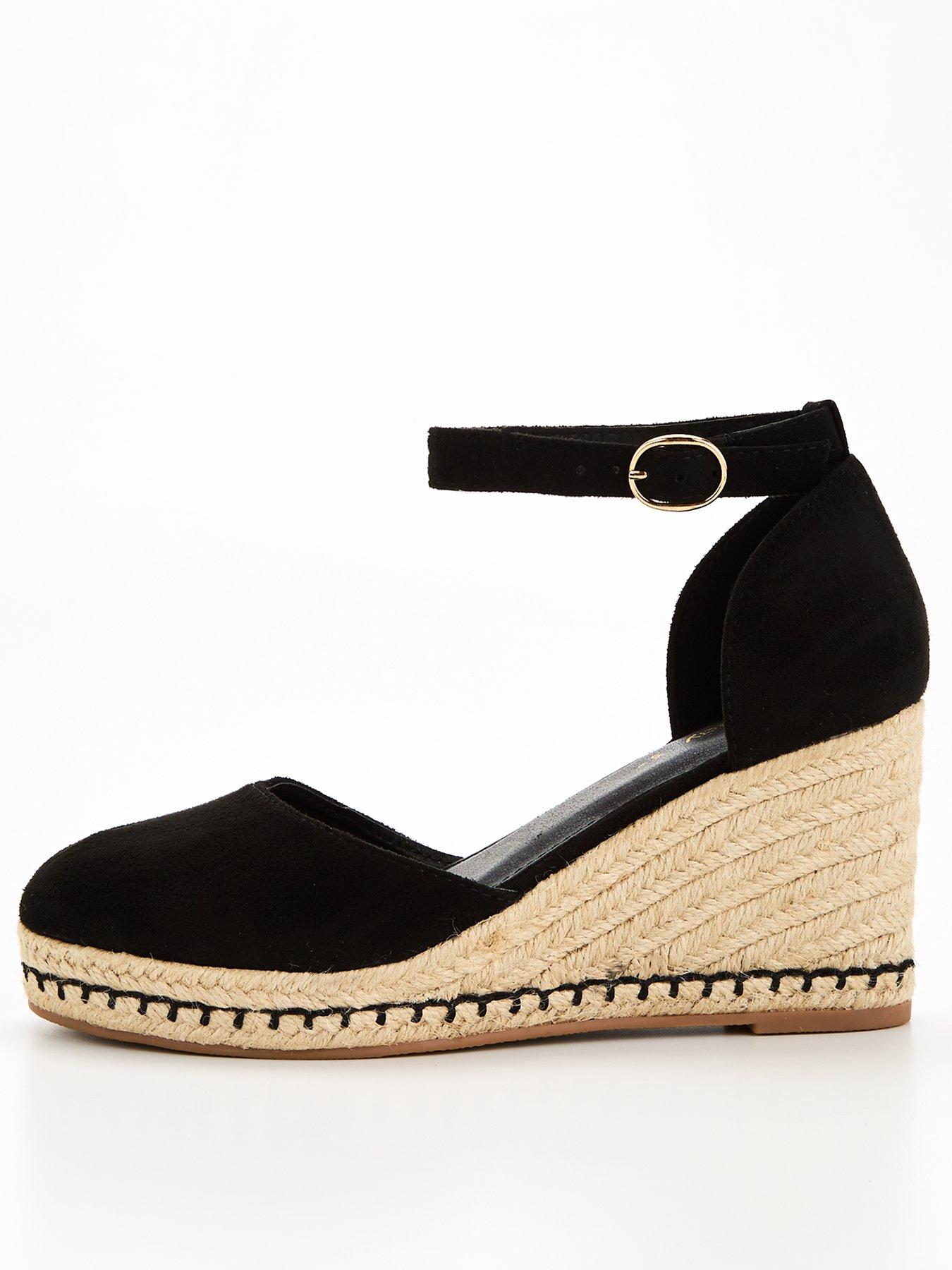 Everyday Closed Toe Wedge Black Very Ireland