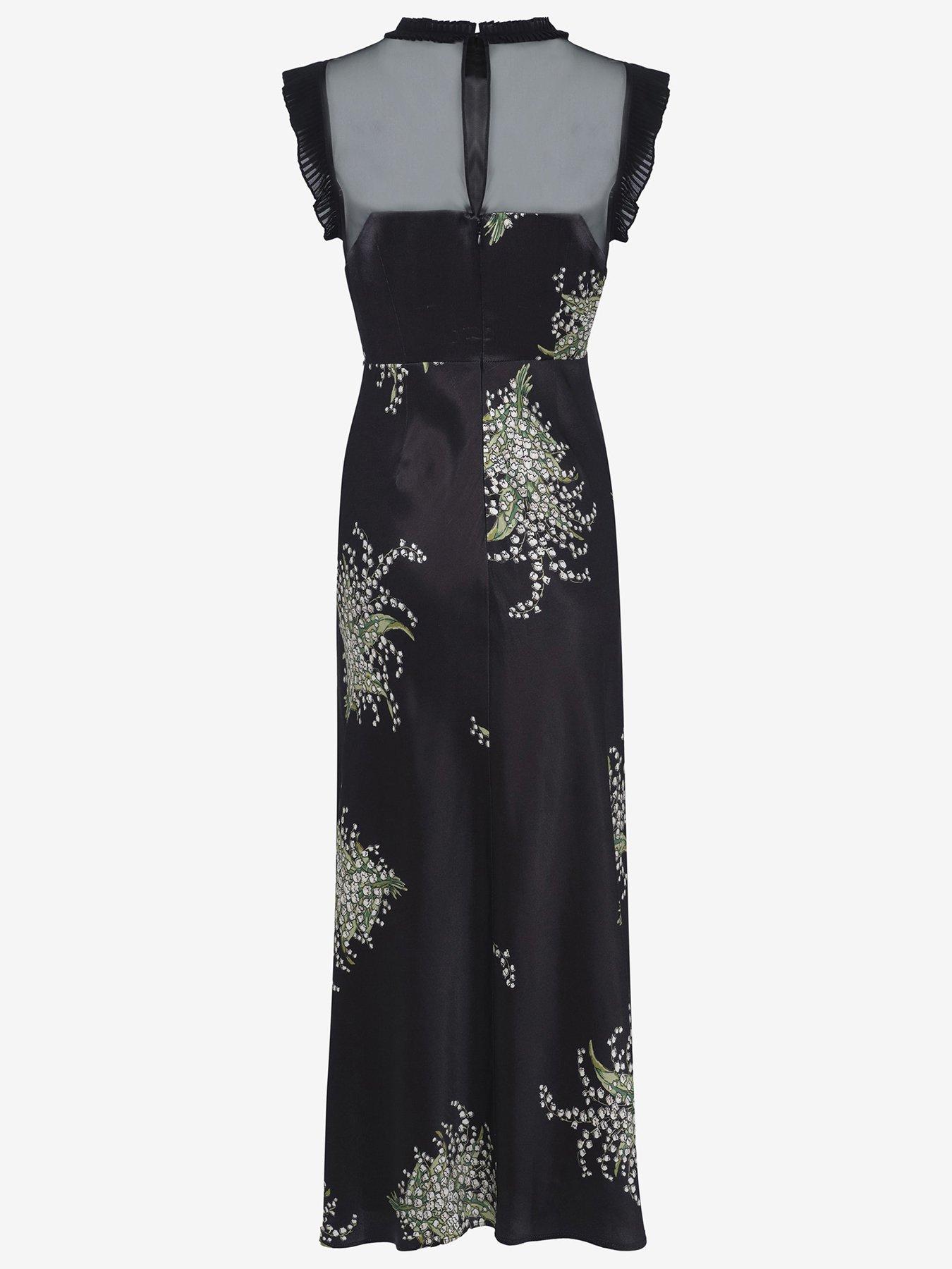 Kaira floral best sale burnout maxi dress