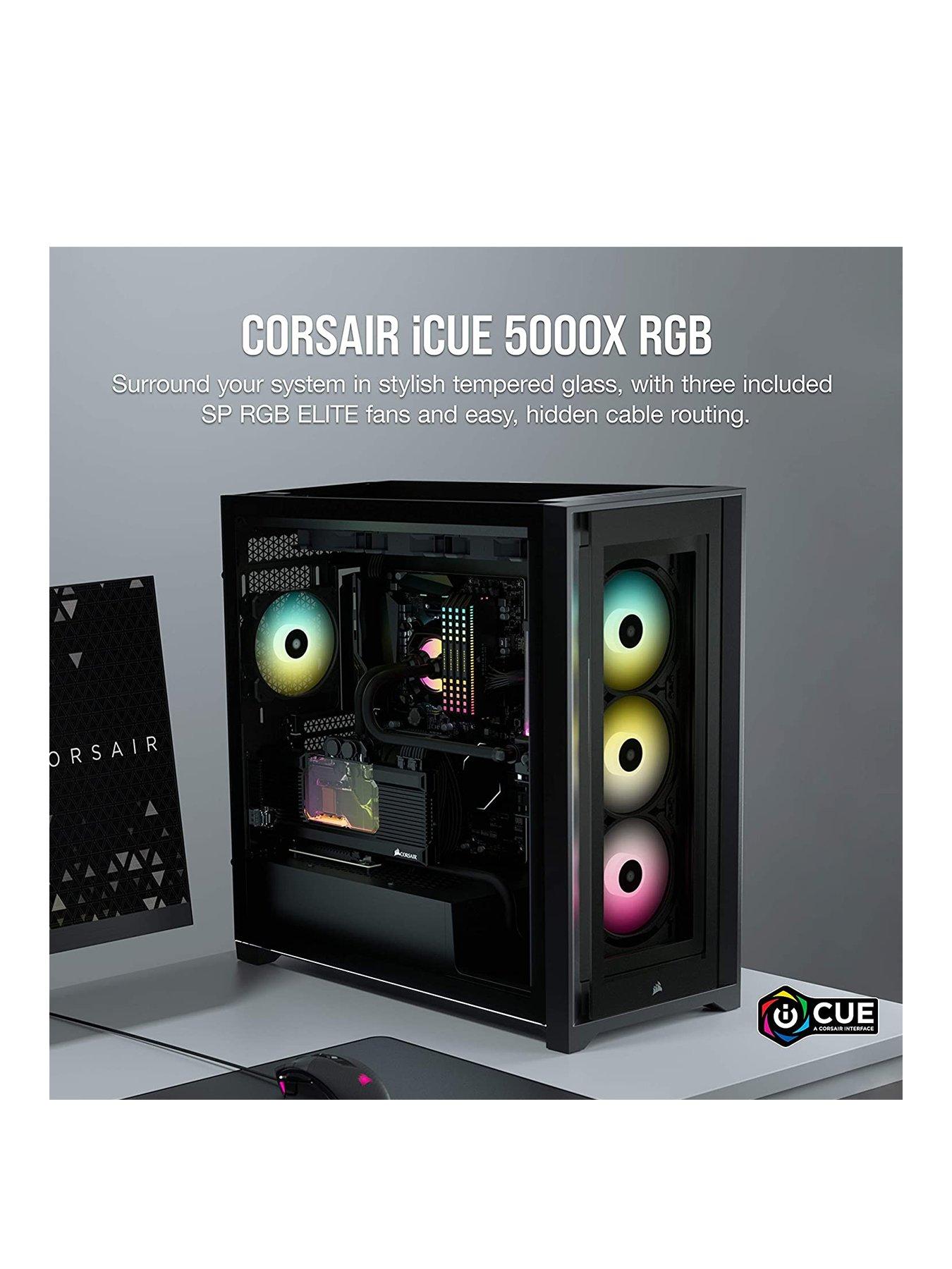 corsair-icue-5000x-rgb-tempered-glass-mid-tower-smart-case-blackstillFront