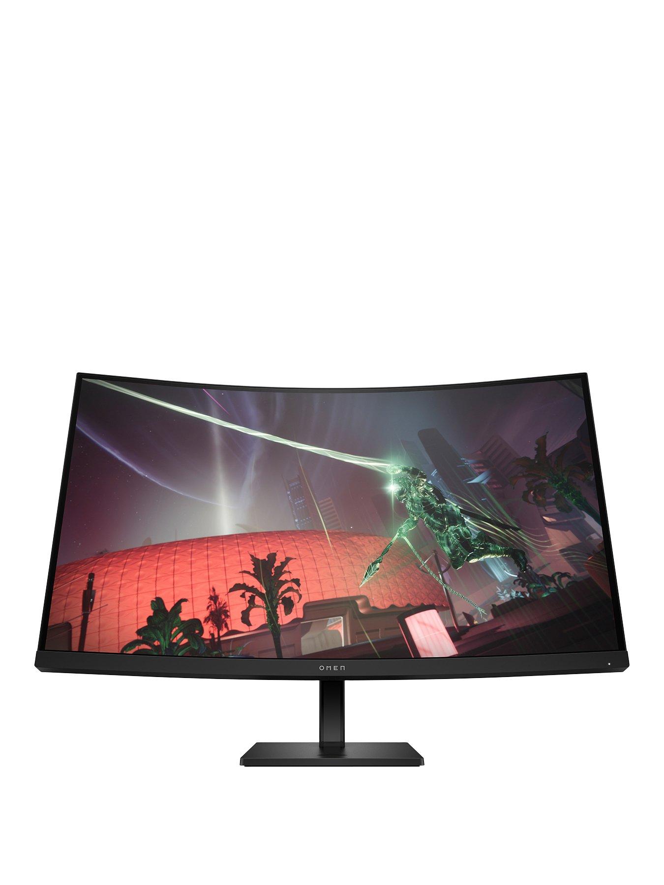 Image 3 of 8 of HP OMEN 32c Curved Gaming Monitor - 31.5in QHD (2560 x 1440) 165hz, 1ms Response, AMD FreeSync&trade; Premium, Adjustable Stand, PC &amp; Console Compatible