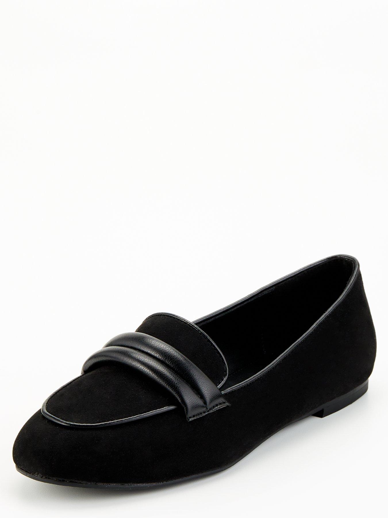 everyday-padded-detail-loafer-blackstillFront