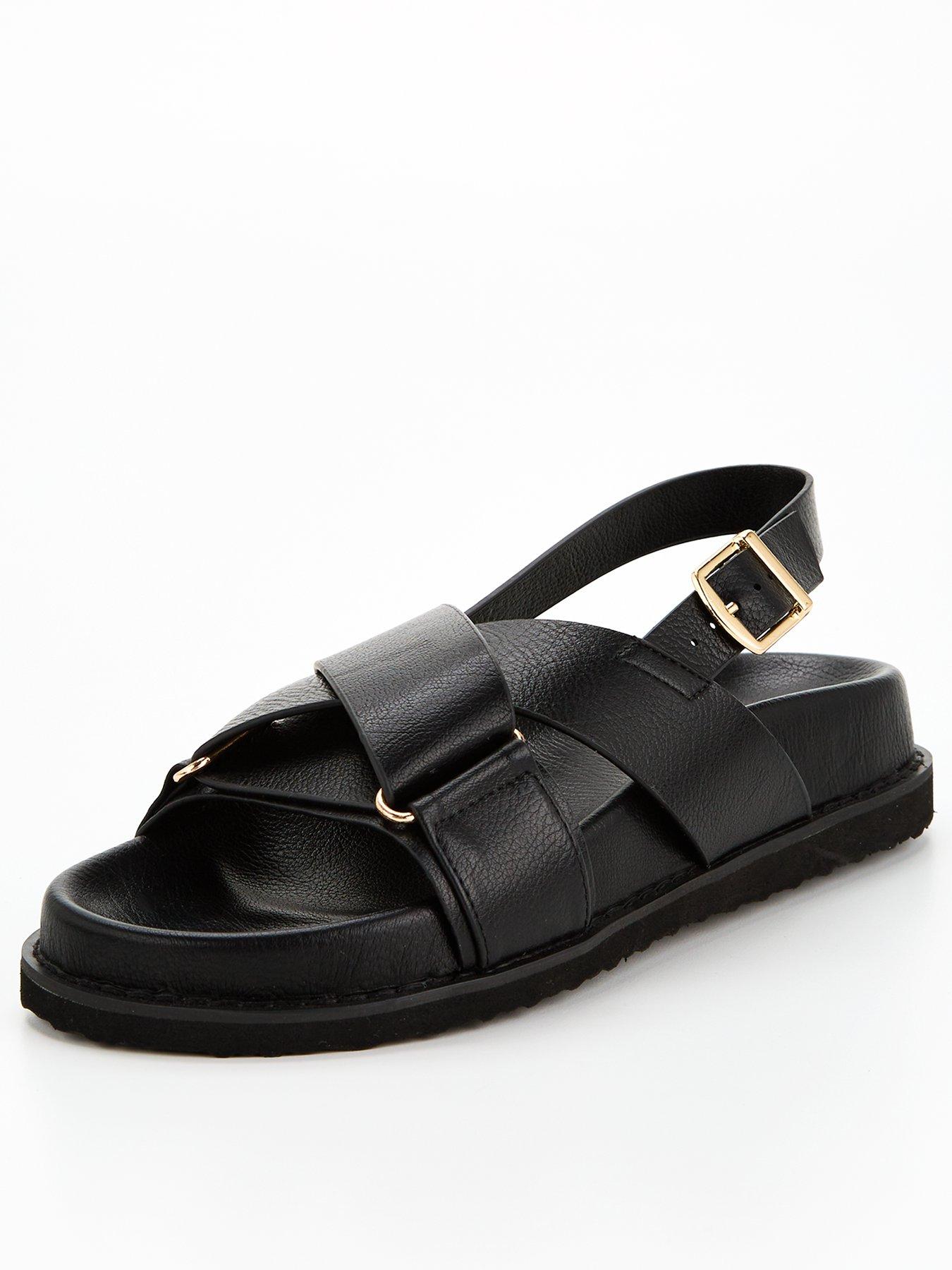 Buy Black Flat Sandals for Women by Aldo Online | Ajio.com