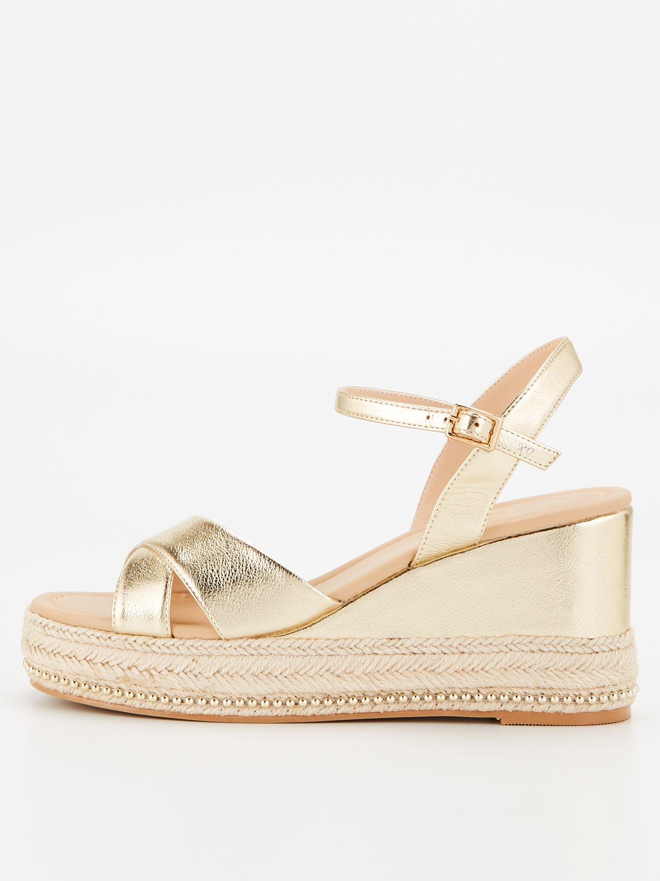 Very sales gold sandals