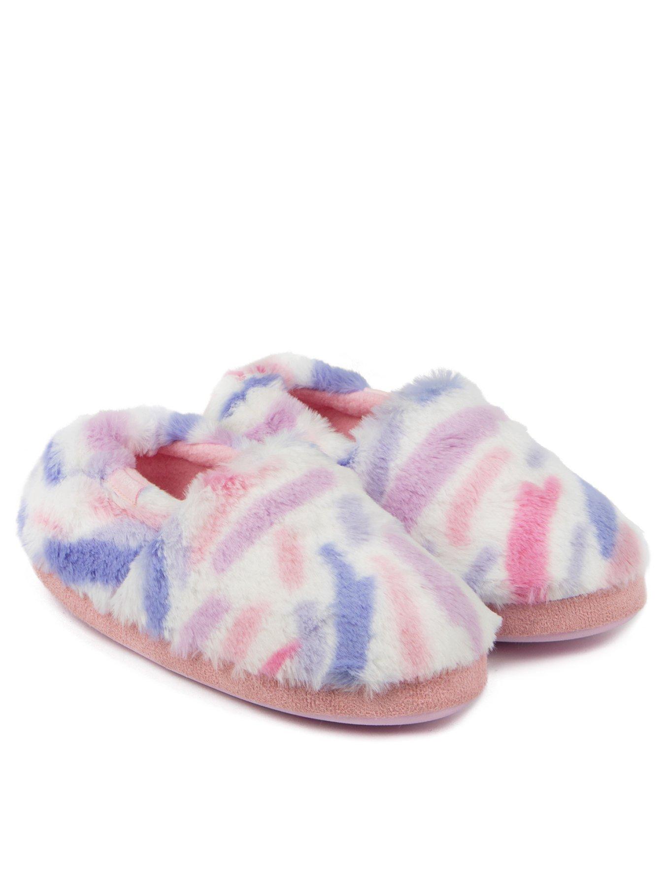 Image 1 of 6 of TOTES Multi Faux Fur Slippers - Multi