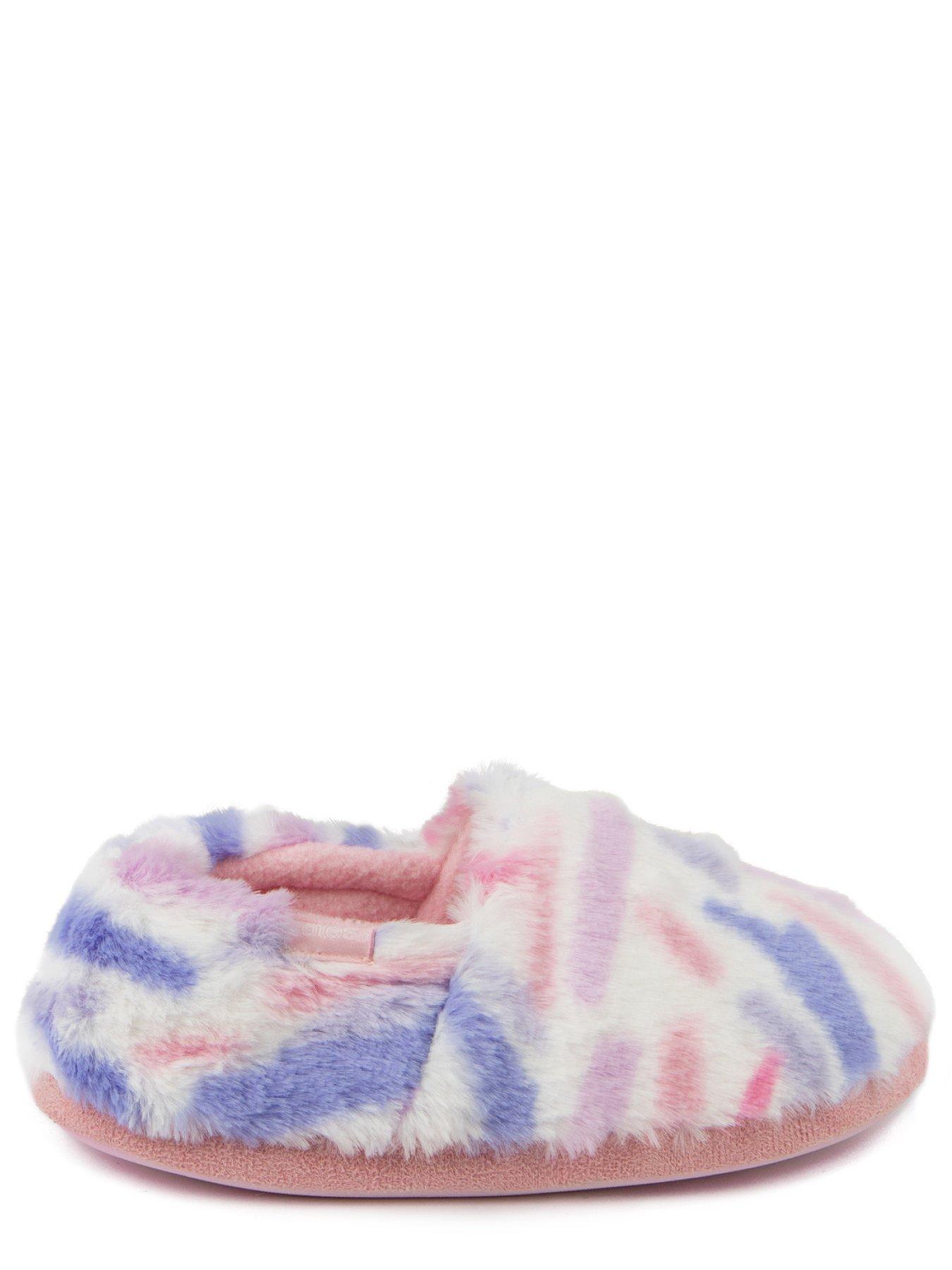 Image 2 of 6 of TOTES Multi Faux Fur Slippers - Multi