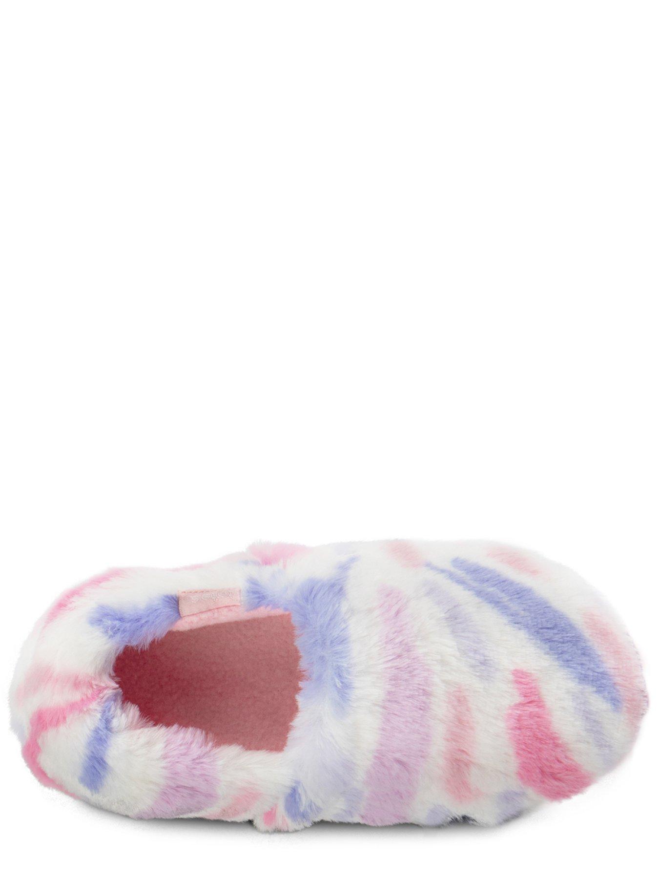Image 4 of 6 of TOTES Multi Faux Fur Slippers - Multi