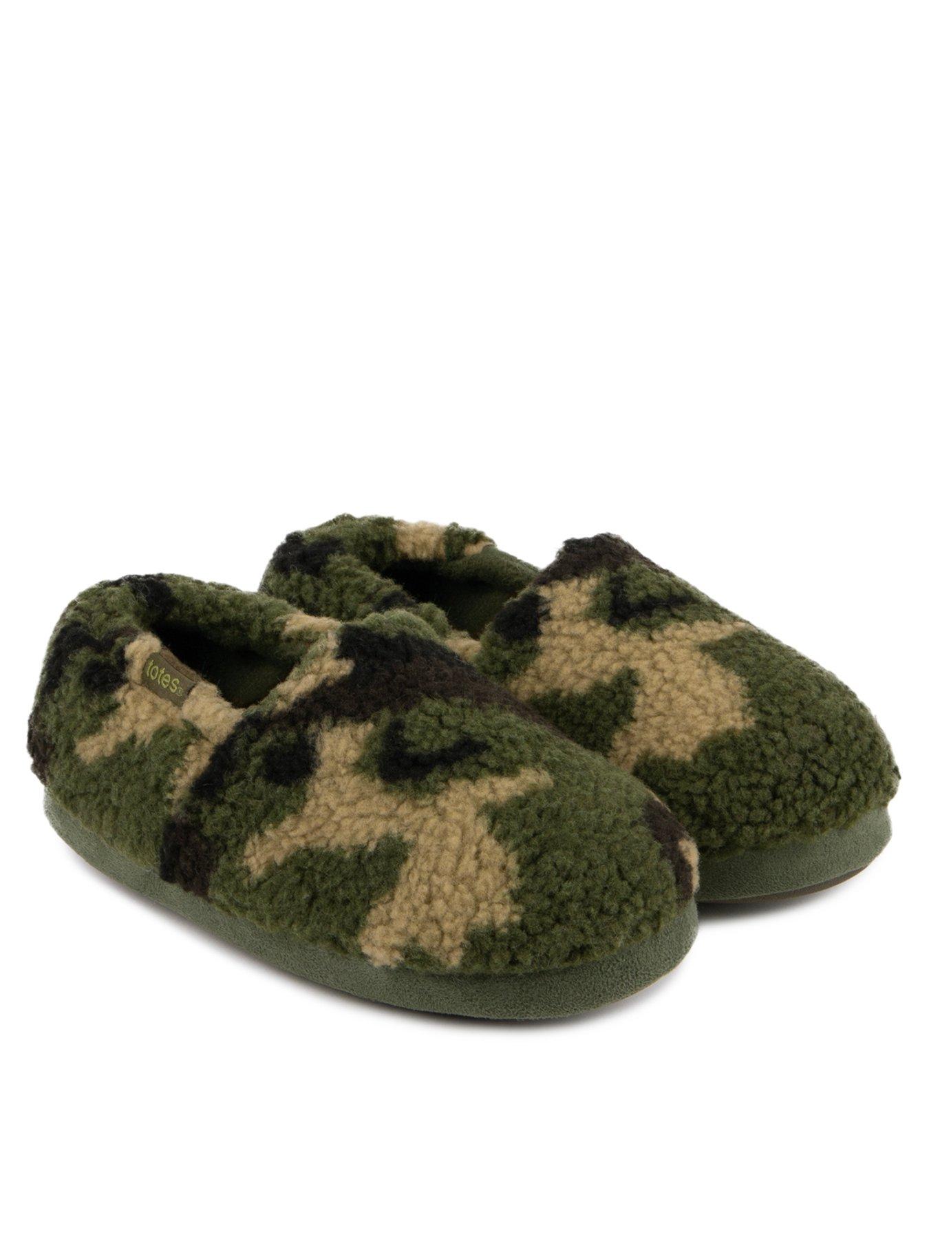 undefined Totes Camouflage Borg Slippers