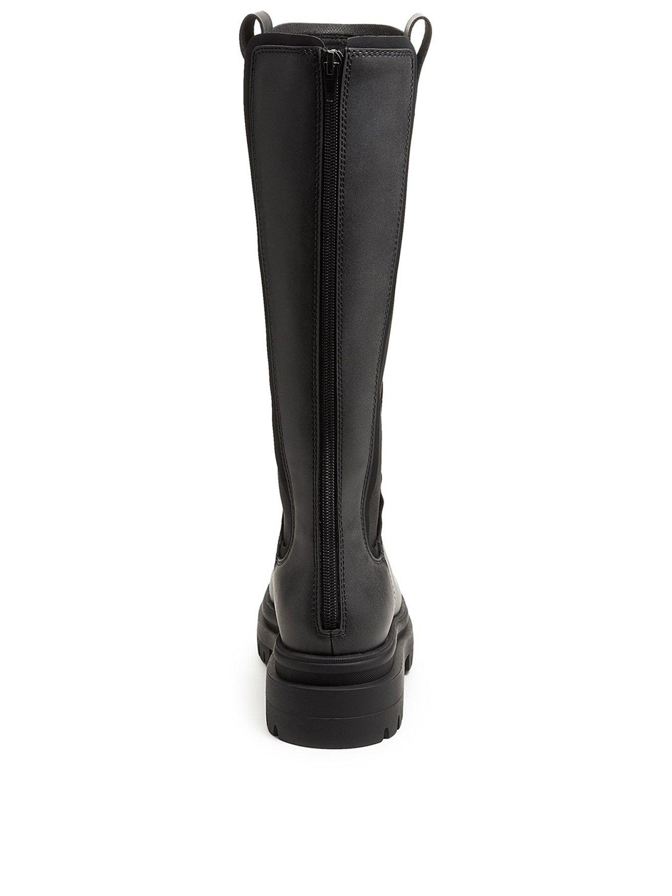 Image 3 of 6 of Rocket Dog Rocket Dog Drea Zip Back Knee Boots - Black