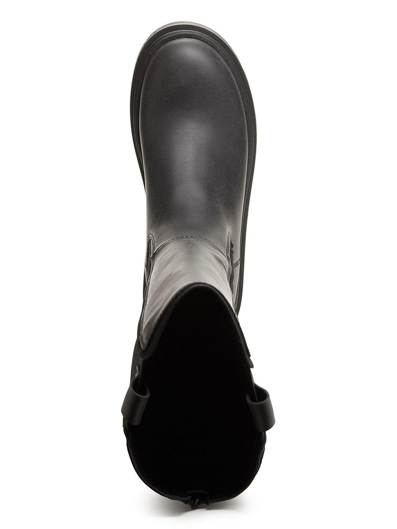 Image 4 of 6 of Rocket Dog Rocket Dog Drea Zip Back Knee Boots - Black