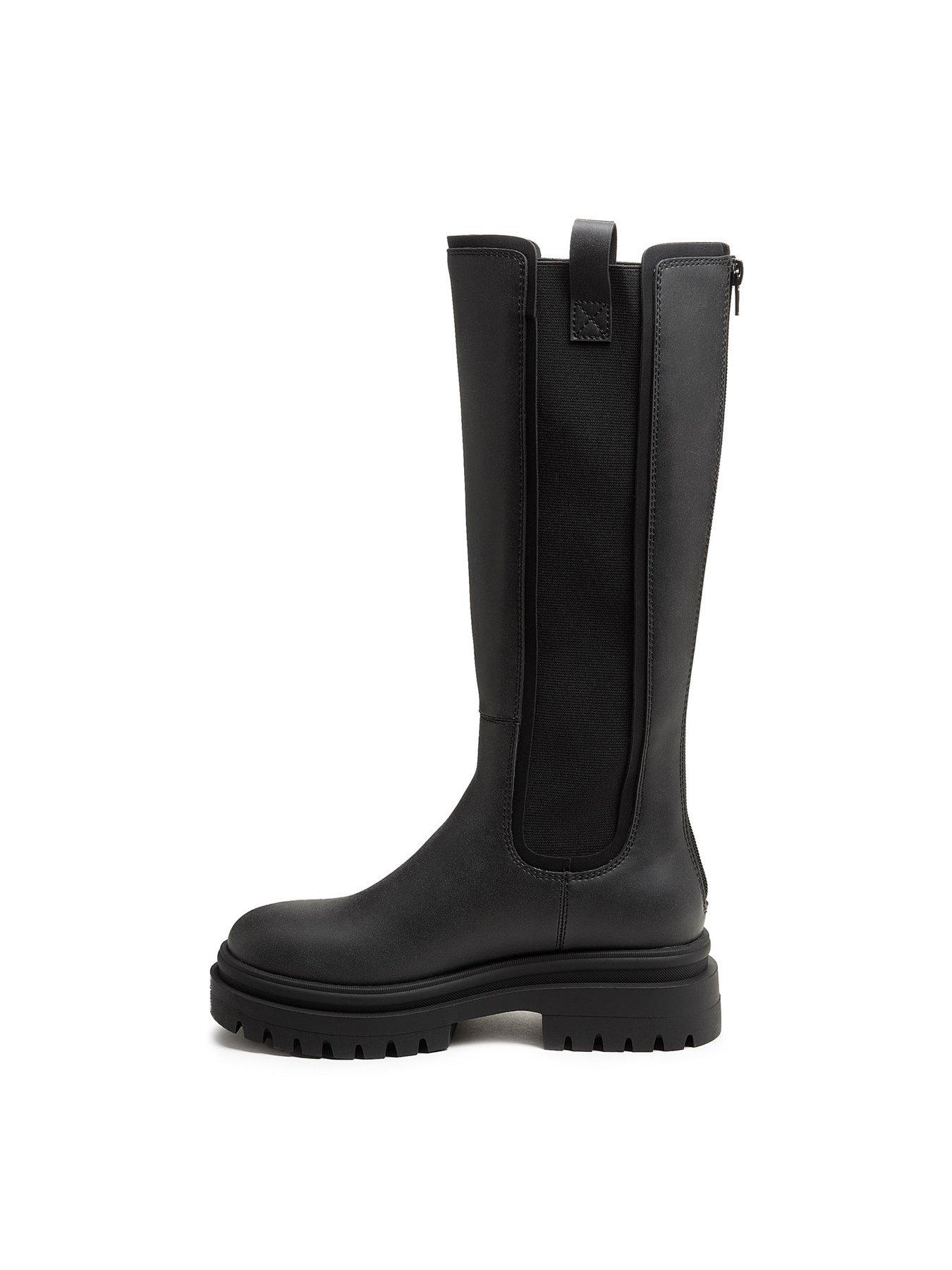 Image 6 of 6 of Rocket Dog Rocket Dog Drea Zip Back Knee Boots - Black
