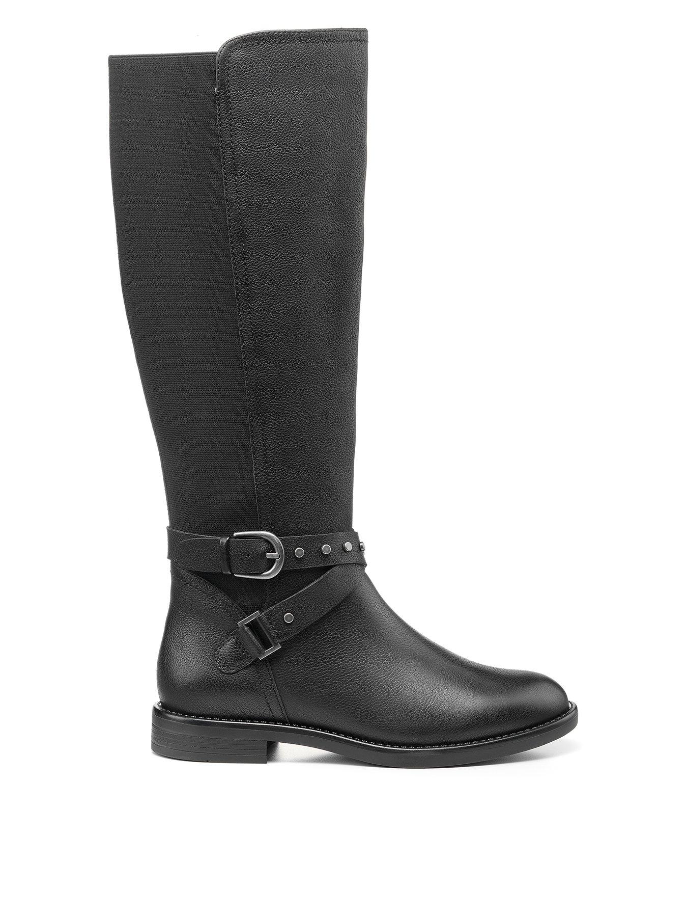 Knee High Boots, Heeled & Flat, Black Boots