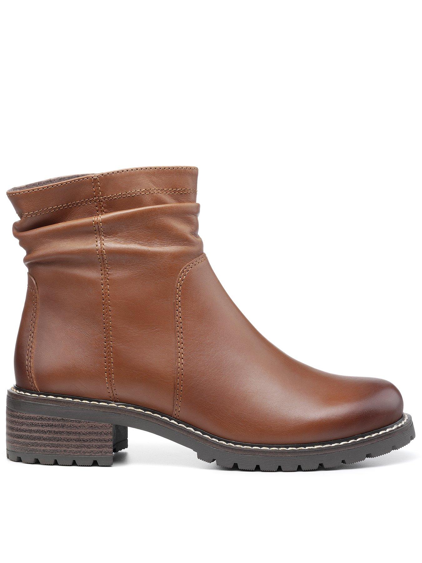 Hotter 2025 tan boots