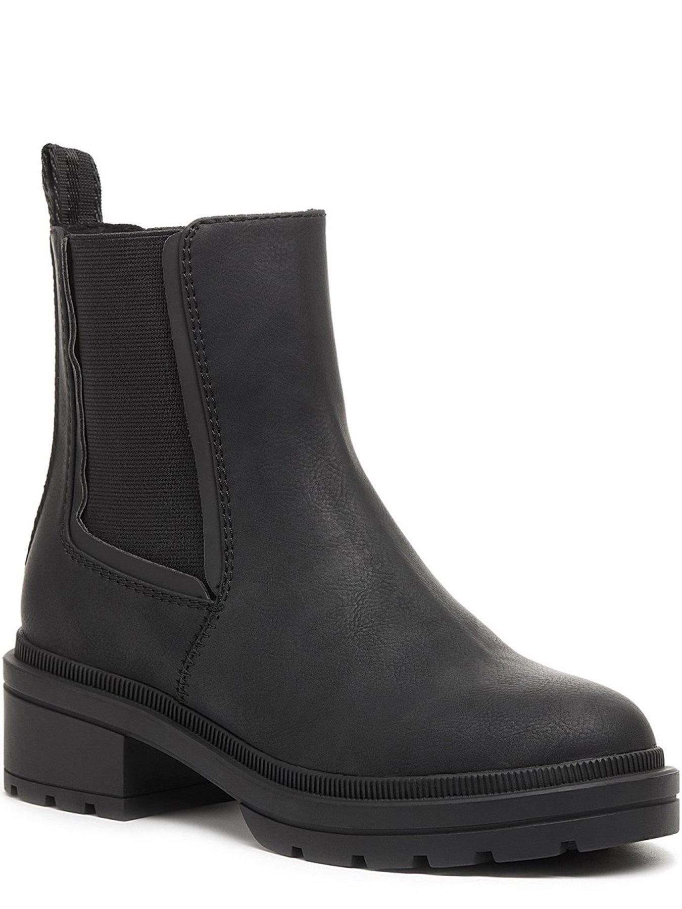 Rocket Dog Rocket Dog Iggie Chunky Chelsea Boots Black Very